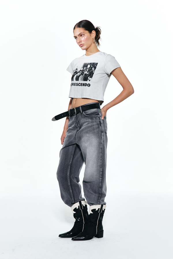 Deinet - Faded Straight Denim (Light Black) product image 5 | TRAB K-Fashion Australia