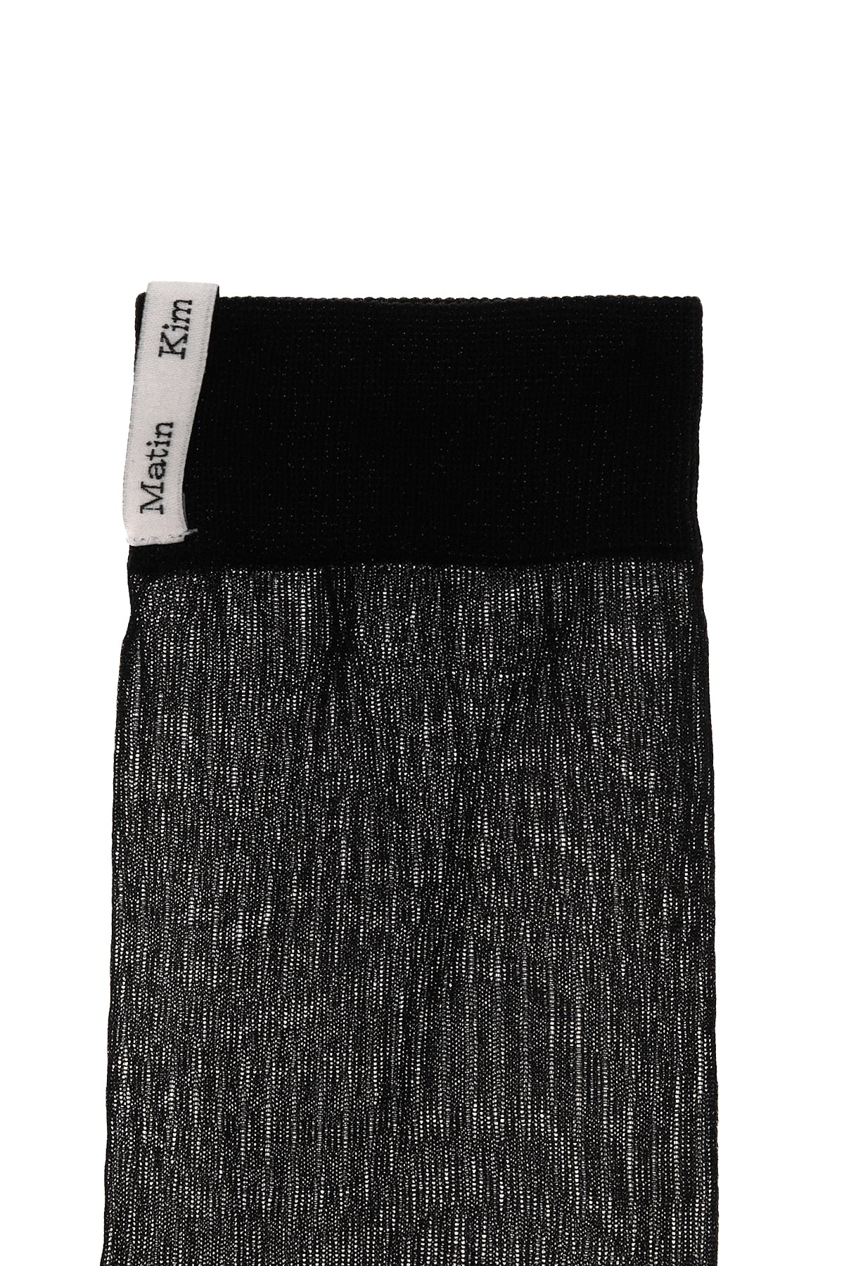 Matin Kim - Glitter See Through Socks (Black) product image 3 | TRAB K-Fashion Australia