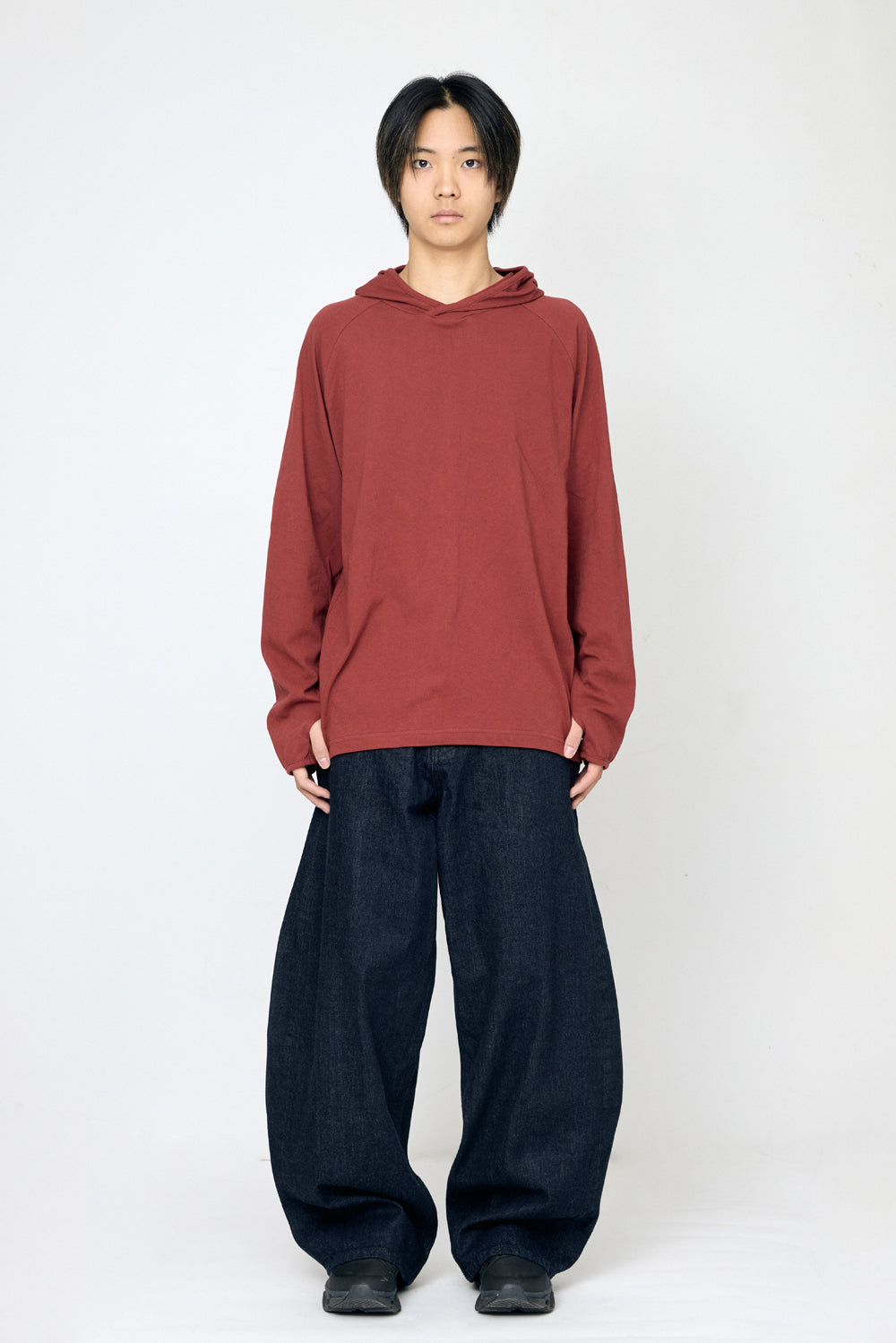 Hatchingroom - Base Hoodie Dark (Red) product image 3 | TRAB K-Fashion Australia