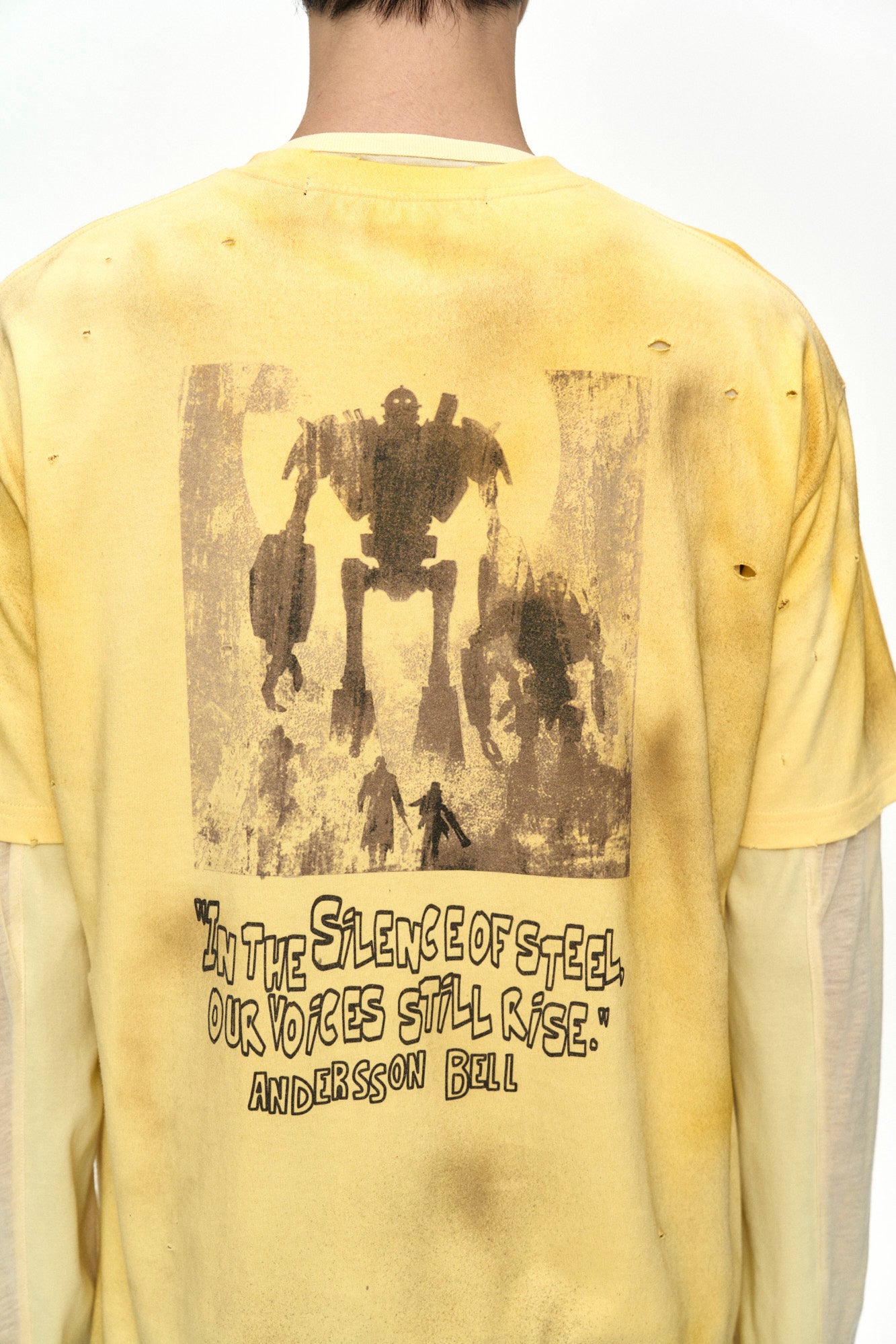 Andersson Bell - Unisex Alien Machinery T-Shirt (Yellow) product image 6 | TRAB K-Fashion Australia