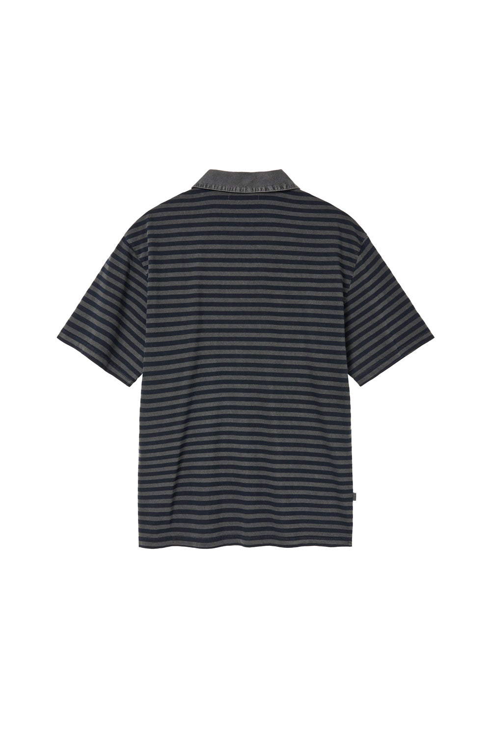 Hatchingroom - VTG Stripe Polo Tee (1/2 Blue) product image 2 | TRAB K-Fashion Australia