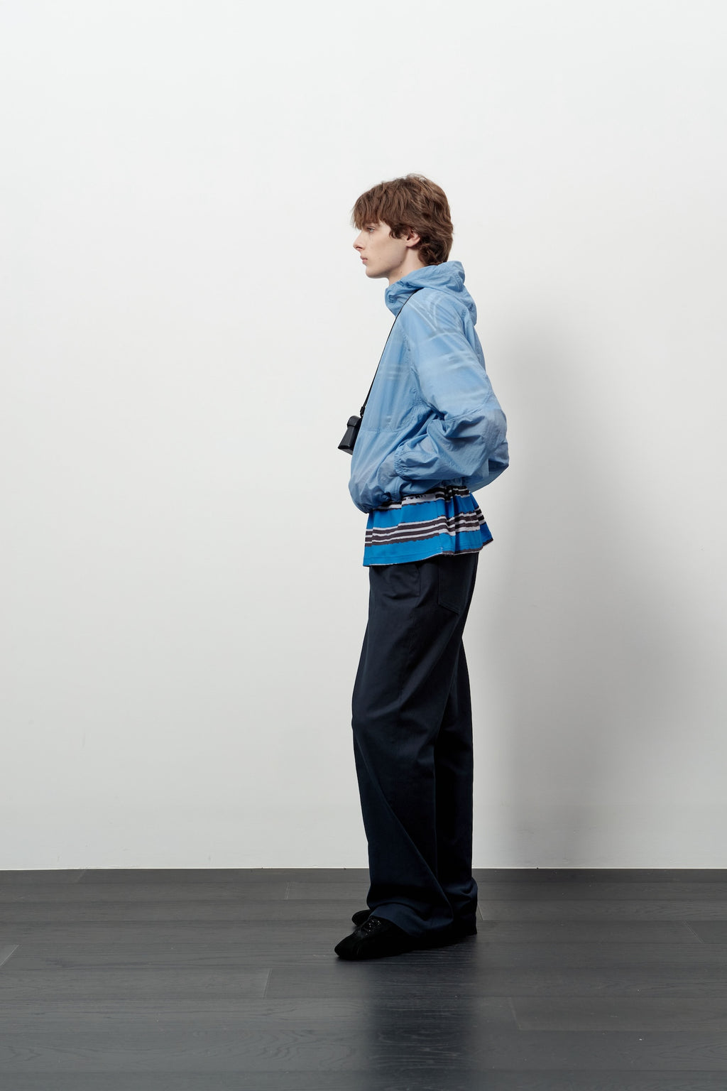 Stu - Round Cut Windbreaker (Skyblue) product image 5 | TRAB K-Fashion Australia