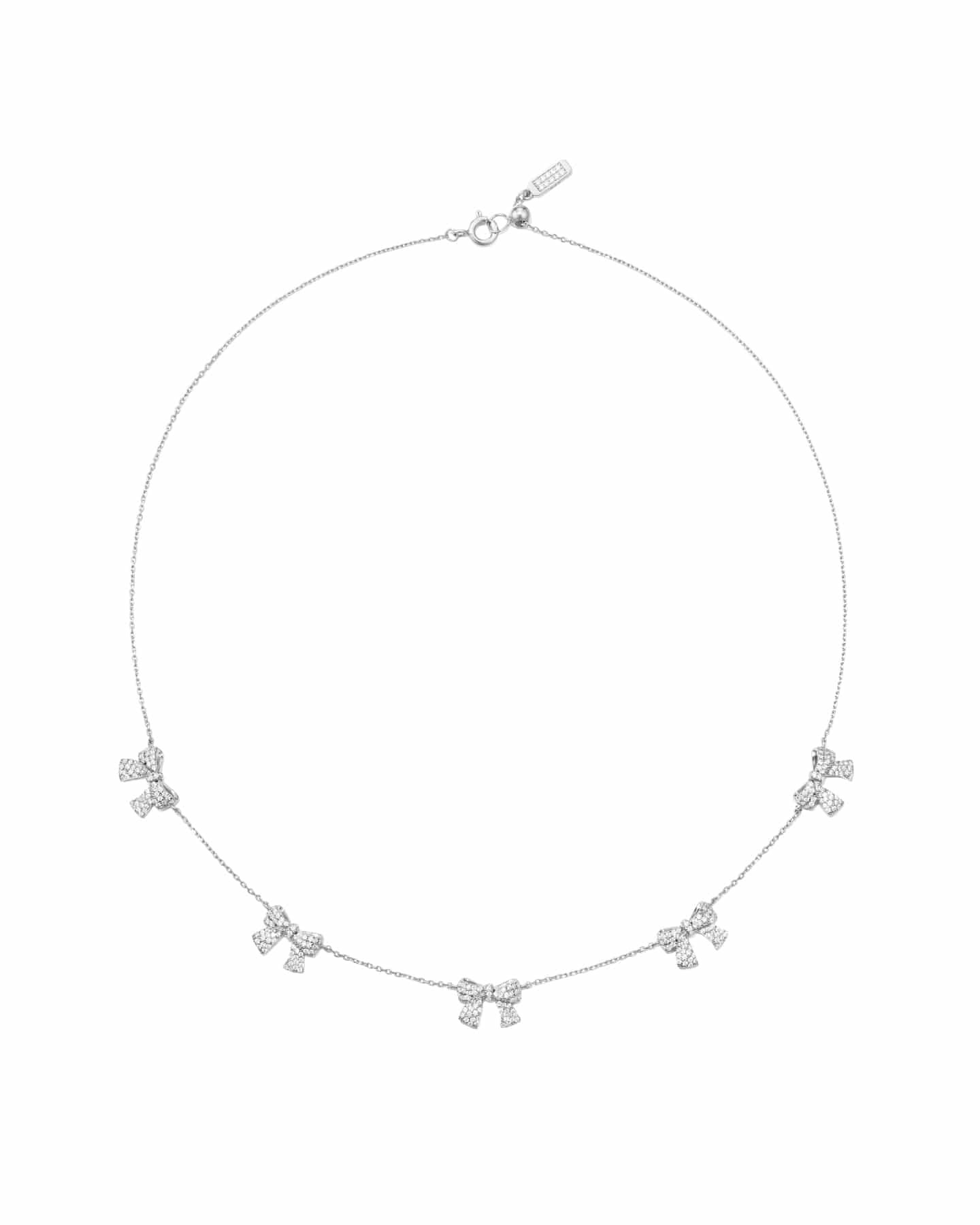 Numbering - Pave Ribbon Necklace #3806 product image 3 | TRAB K-Fashion Australia