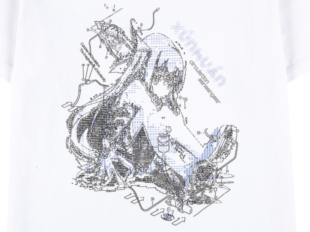 San San Gear - Xunhuan T-Shirt (White) product image 7 | TRAB K-Fashion Australia