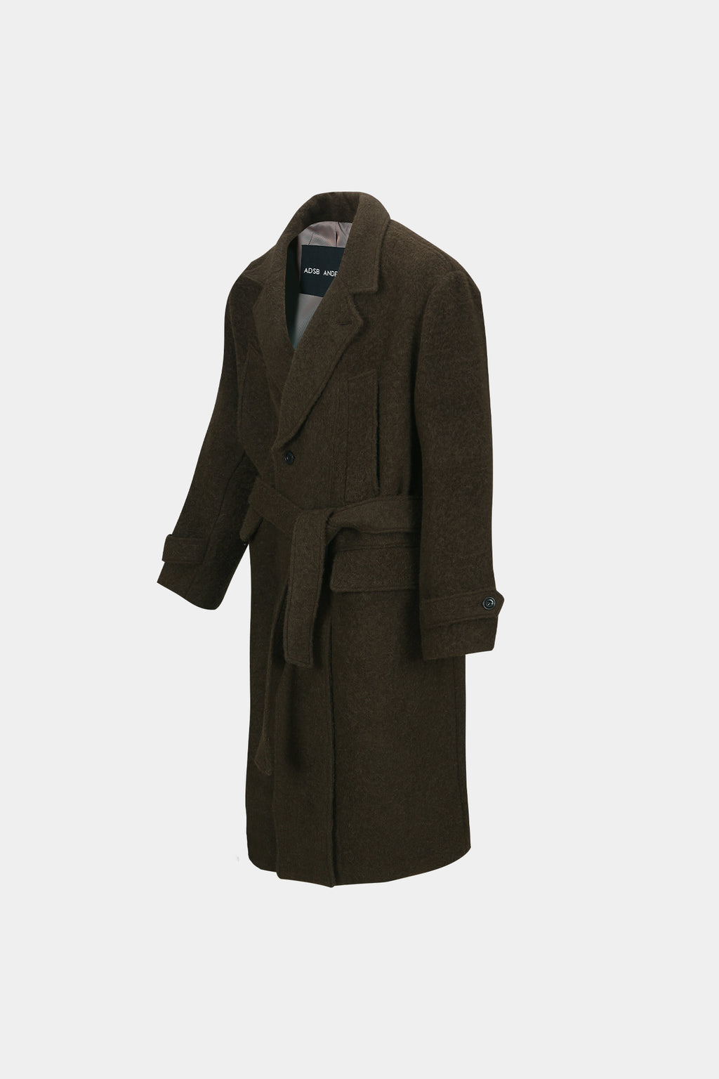 Andersson Bell - Mattia Shaggy Wool Robe Coat (Brown) product image 14 | TRAB K-Fashion Australia