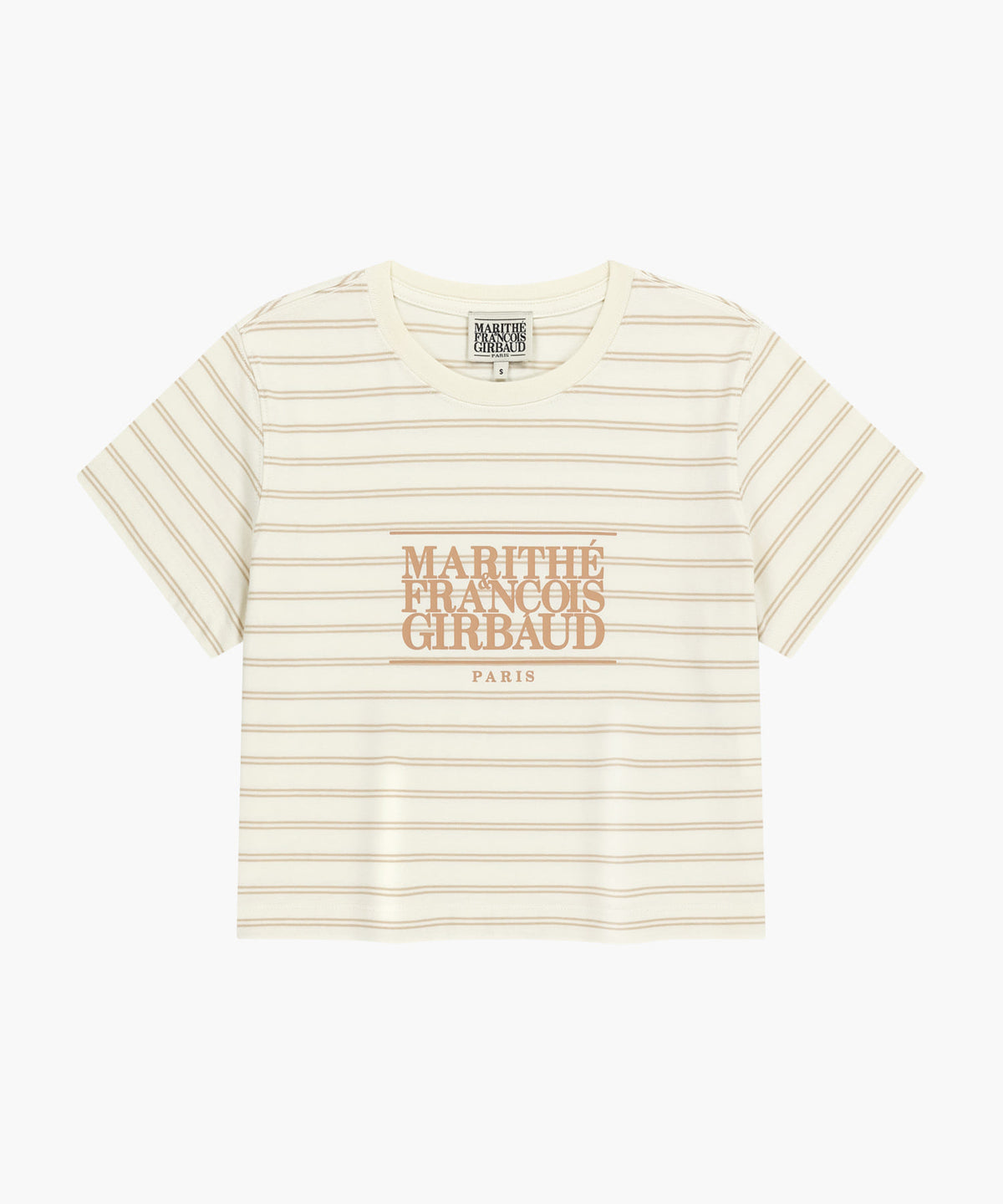 Marithe & Francois Girbaud - Classic Logo Crop Tee (Ivory) product image 6 | TRAB K-Fashion Australia