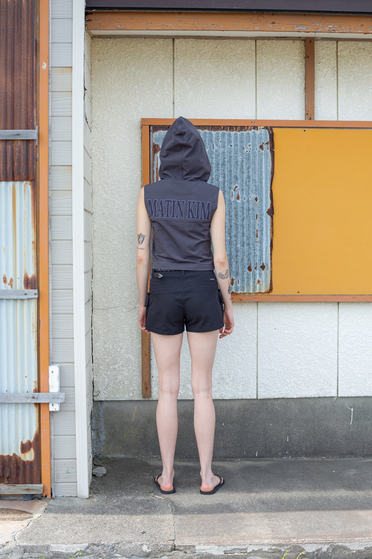 Matin Kim - Big Pocket Volume Shorts (Black) product image 8 | TRAB K-Fashion Australia