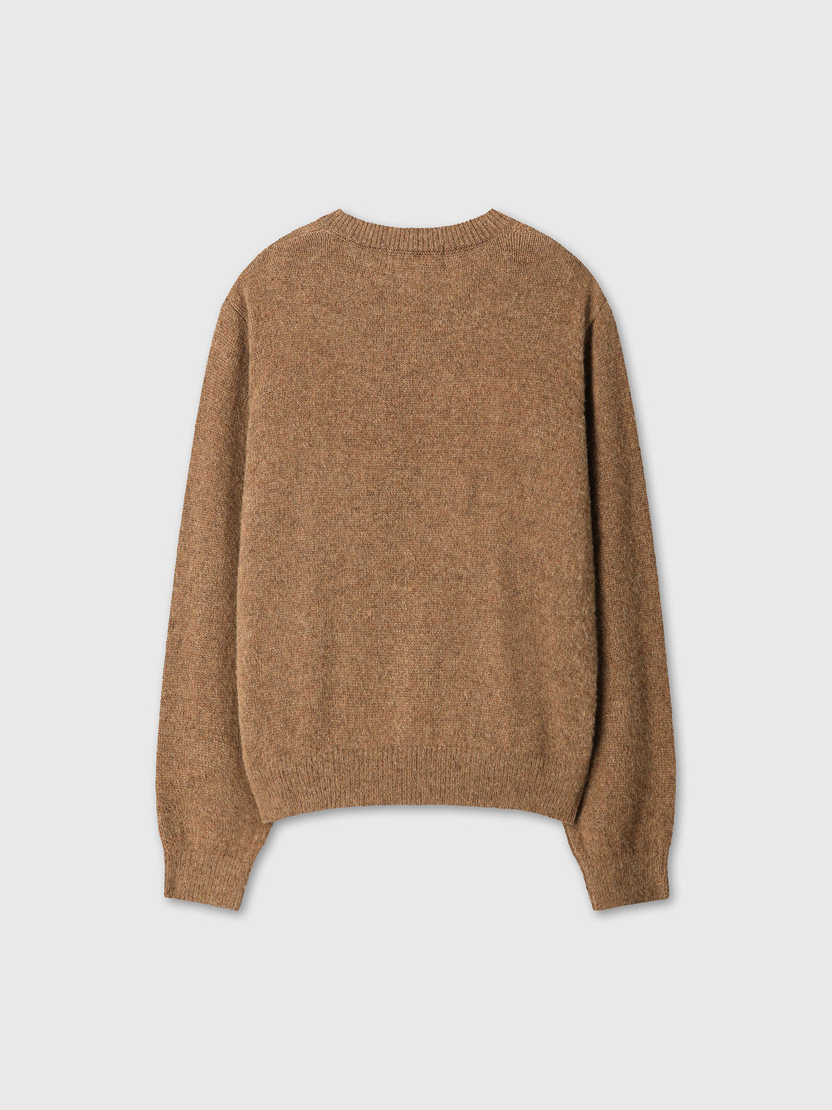 Tonywack - Brushed Shaggy Dog V-Neck Knit (Camel) product image 8 | TRAB K-Fashion Australia