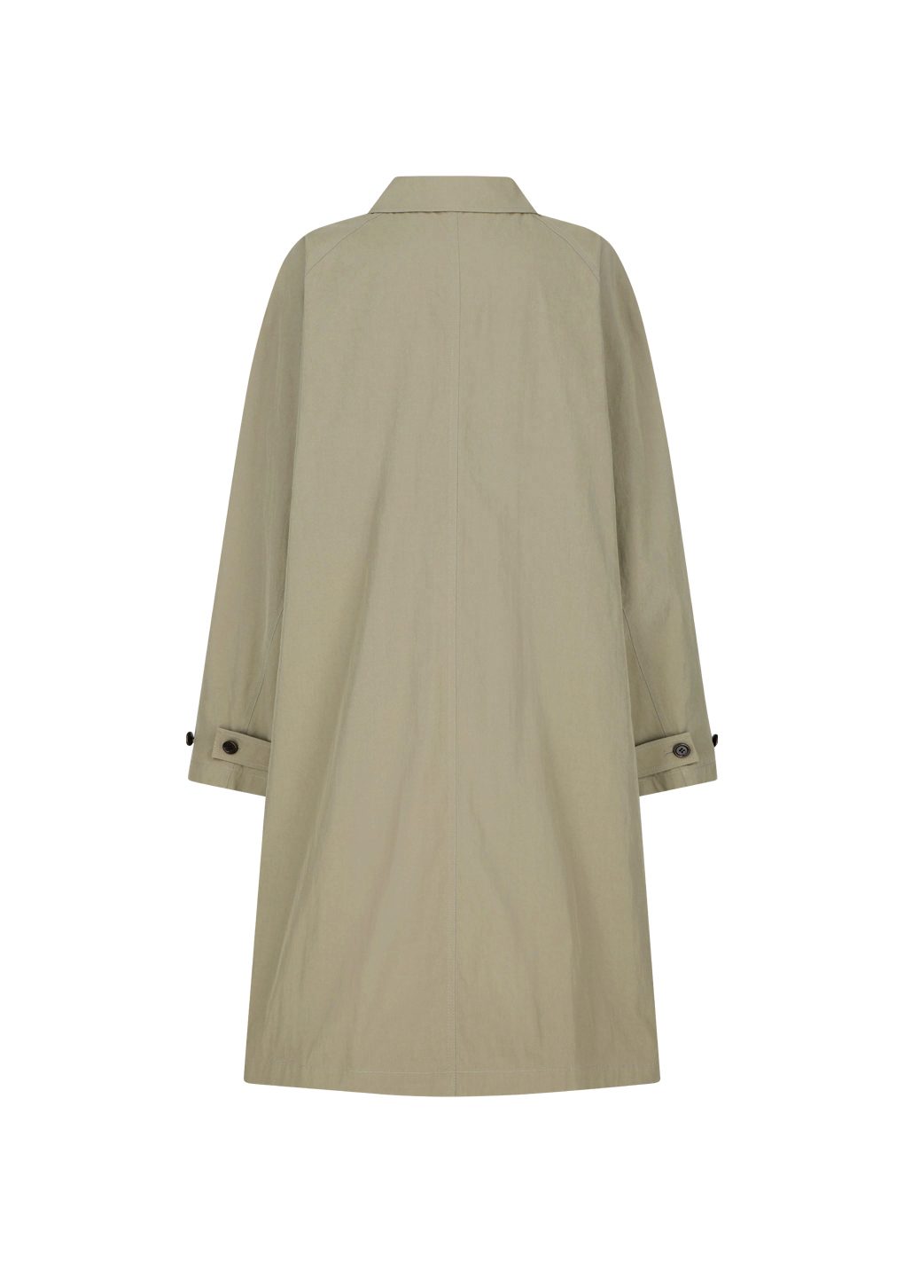 Amomento - Cotton nylon shirring coat (Khaki) product image 12 | TRAB K-Fashion Australia