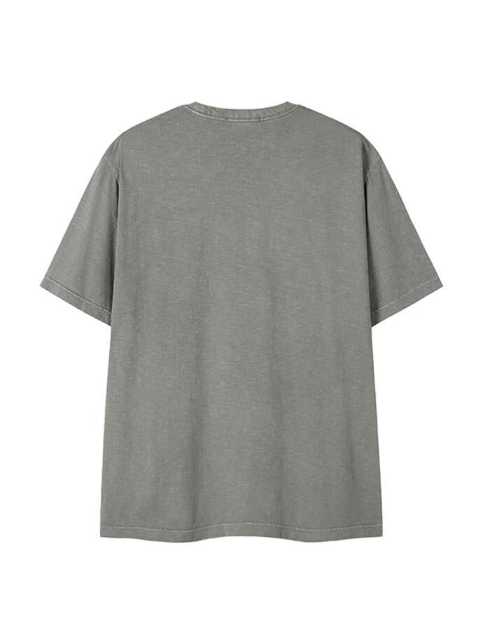 Art if acts - Garment Dyed Slub Pocket T-Shirt (Cliff) product image 7 | TRAB K-Fashion Australia