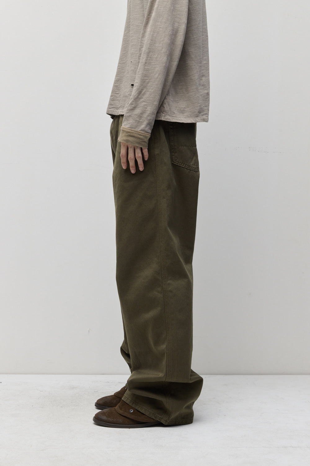 Hatchingroom - Serve Pants (Over Dyed Khaki) product image 13 | TRAB K-Fashion Australia