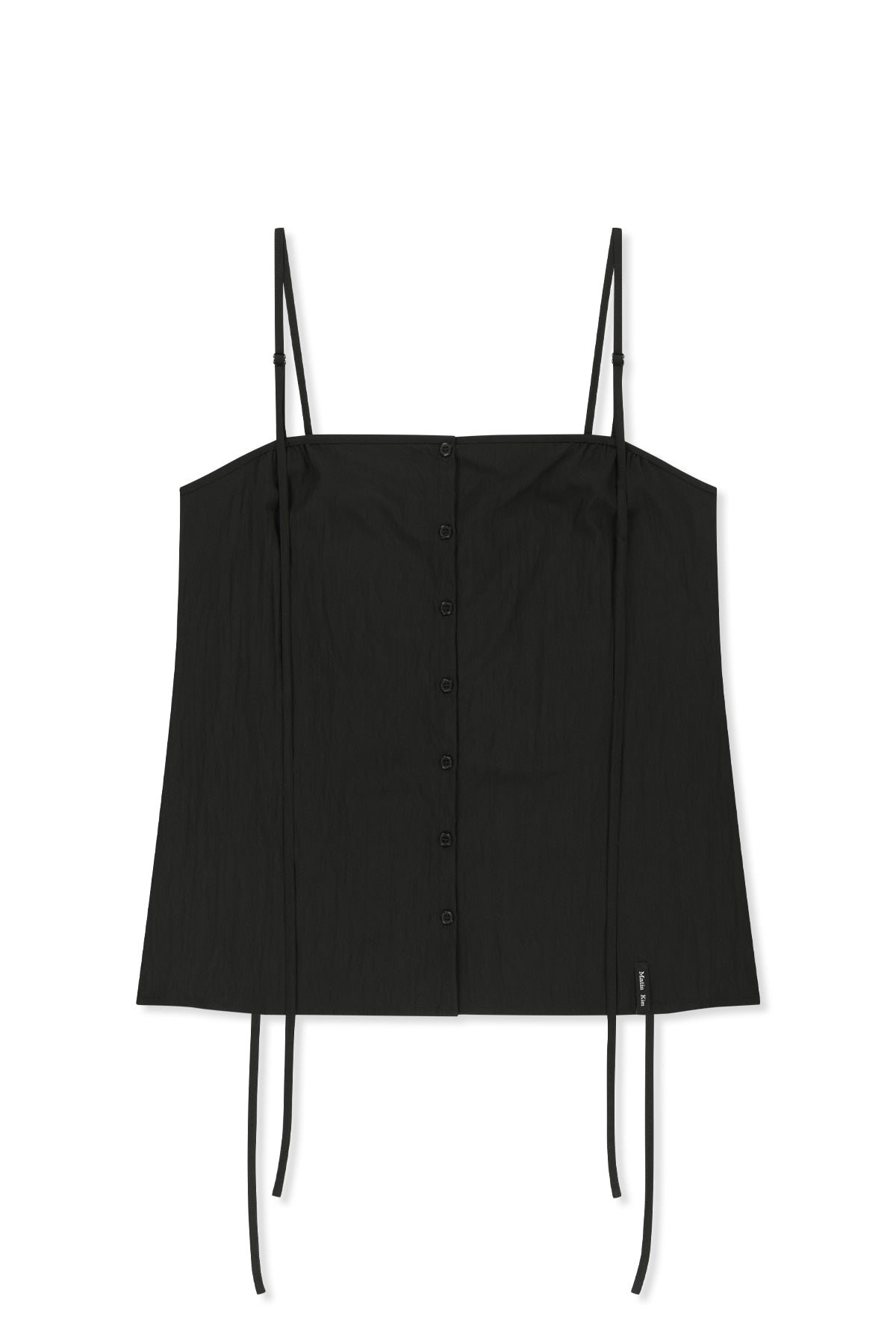 Matin Kim - Button Sleeveless Blouse (Black) product image 1 | TRAB K-Fashion Australia