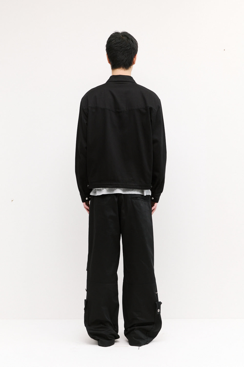 Hatchingroom - Plain Blouson (Black) product image 8 | TRAB K-Fashion Australia