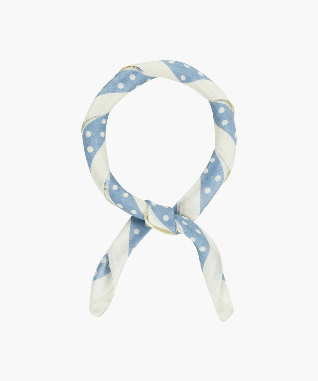 Marithe & Francois Girbaud - Summer Pattern Silk Scarf (Ivory) product image 3 | TRAB K-Fashion Australia