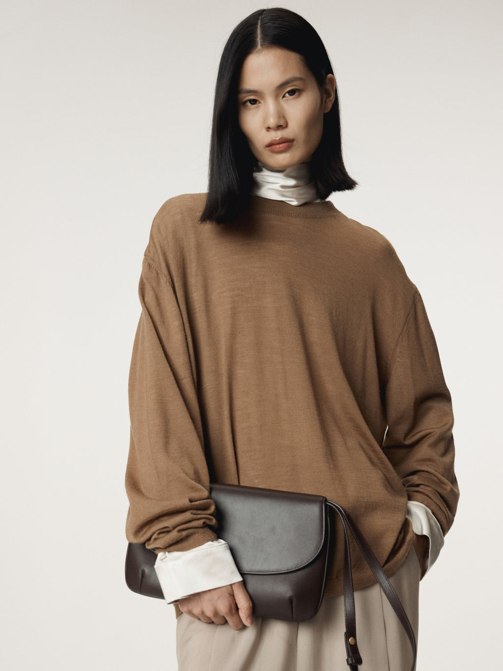 Recto - Back Open Detail Knit Top (Ochre) product image 5 | TRAB K-Fashion Australia