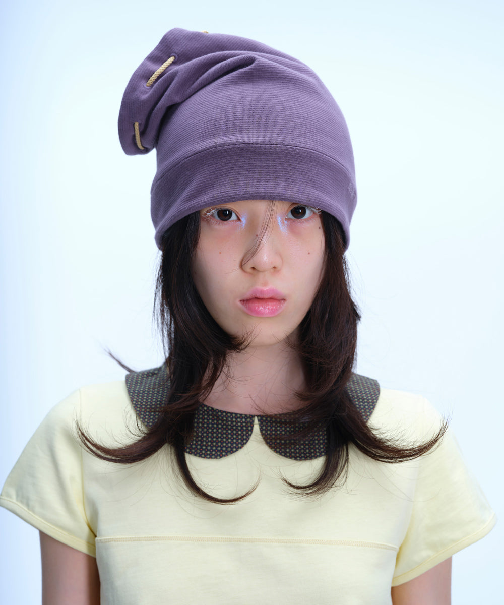 Coyseio - Reversible Drawstring Beanie (Purple) product image 9 | TRAB K-Fashion Australia