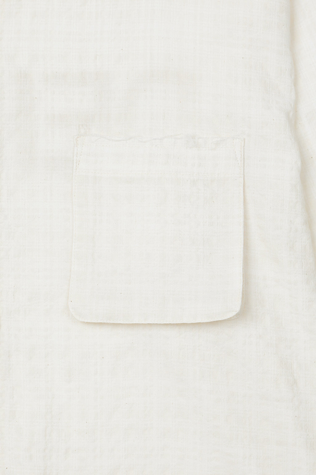 Deinet - Checked Sheersucker Shirt (Ivory) product image 14 | TRAB K-Fashion Australia