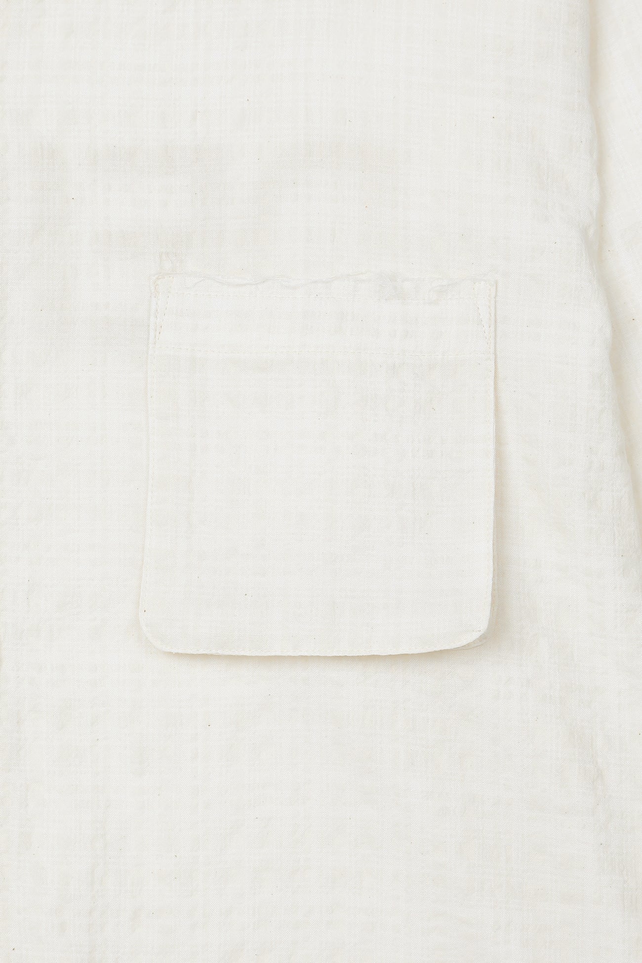 Deinet - Checked Sheersucker Shirt (Ivory) product image 14 | TRAB K-Fashion Australia