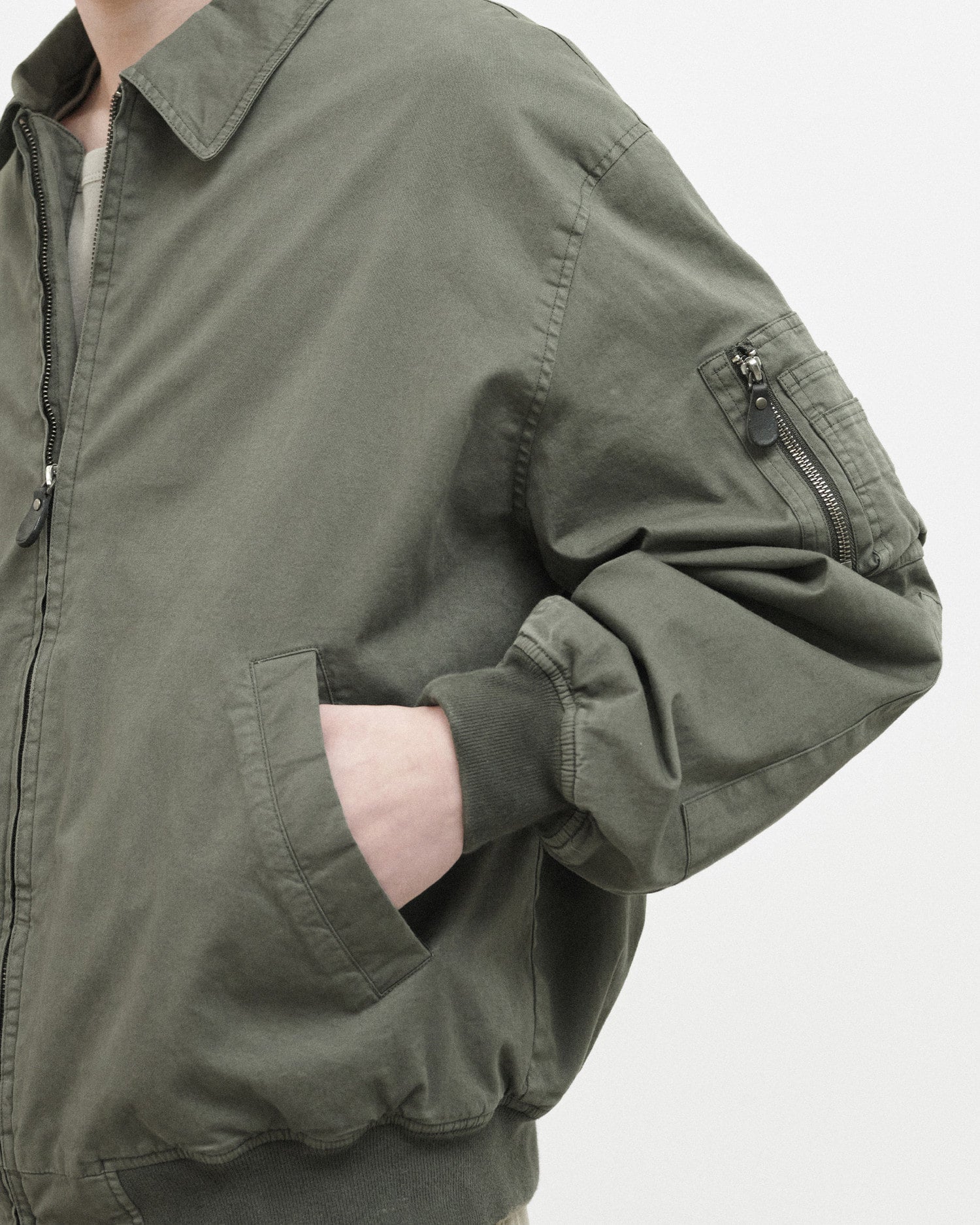 Brownyard - Washed Tanker Jacket (Olive) product image 4 | TRAB K-Fashion Australia