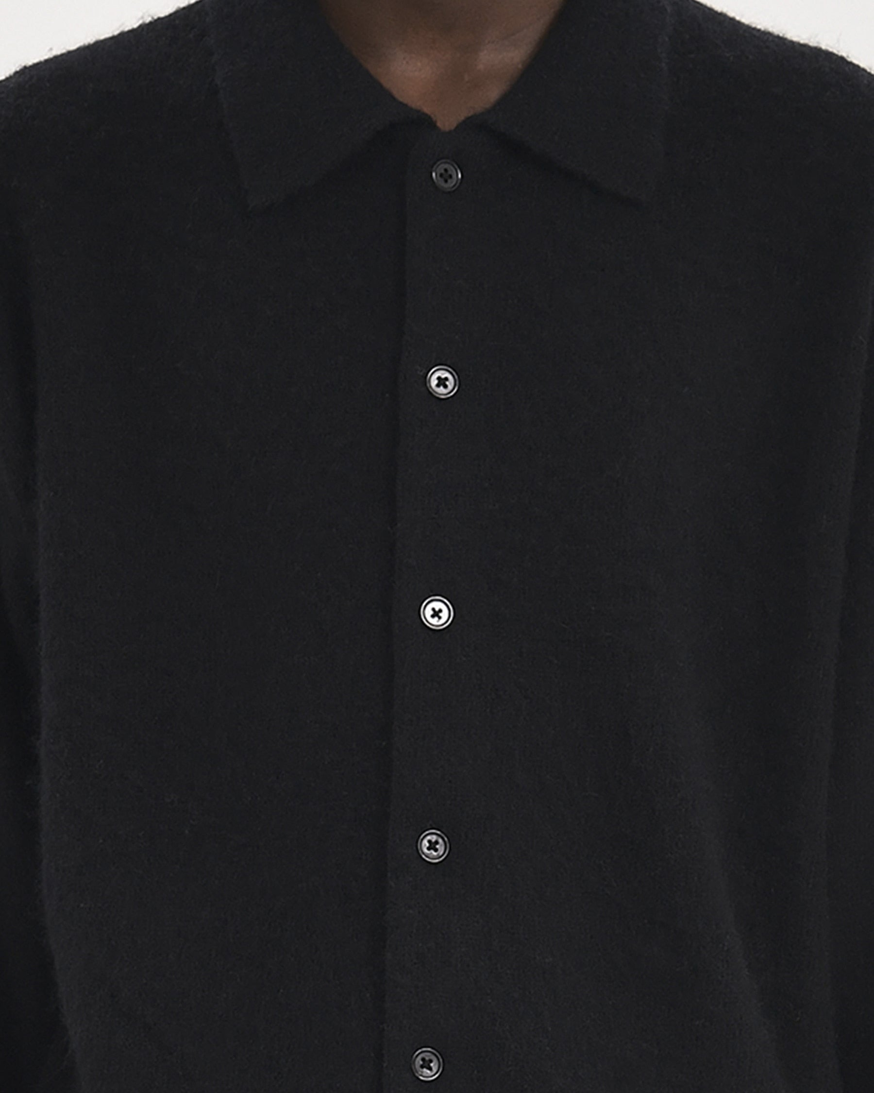 Brownyard - Alpaca Collar Cardigan (Black) product image 4 | TRAB K-Fashion Australia
