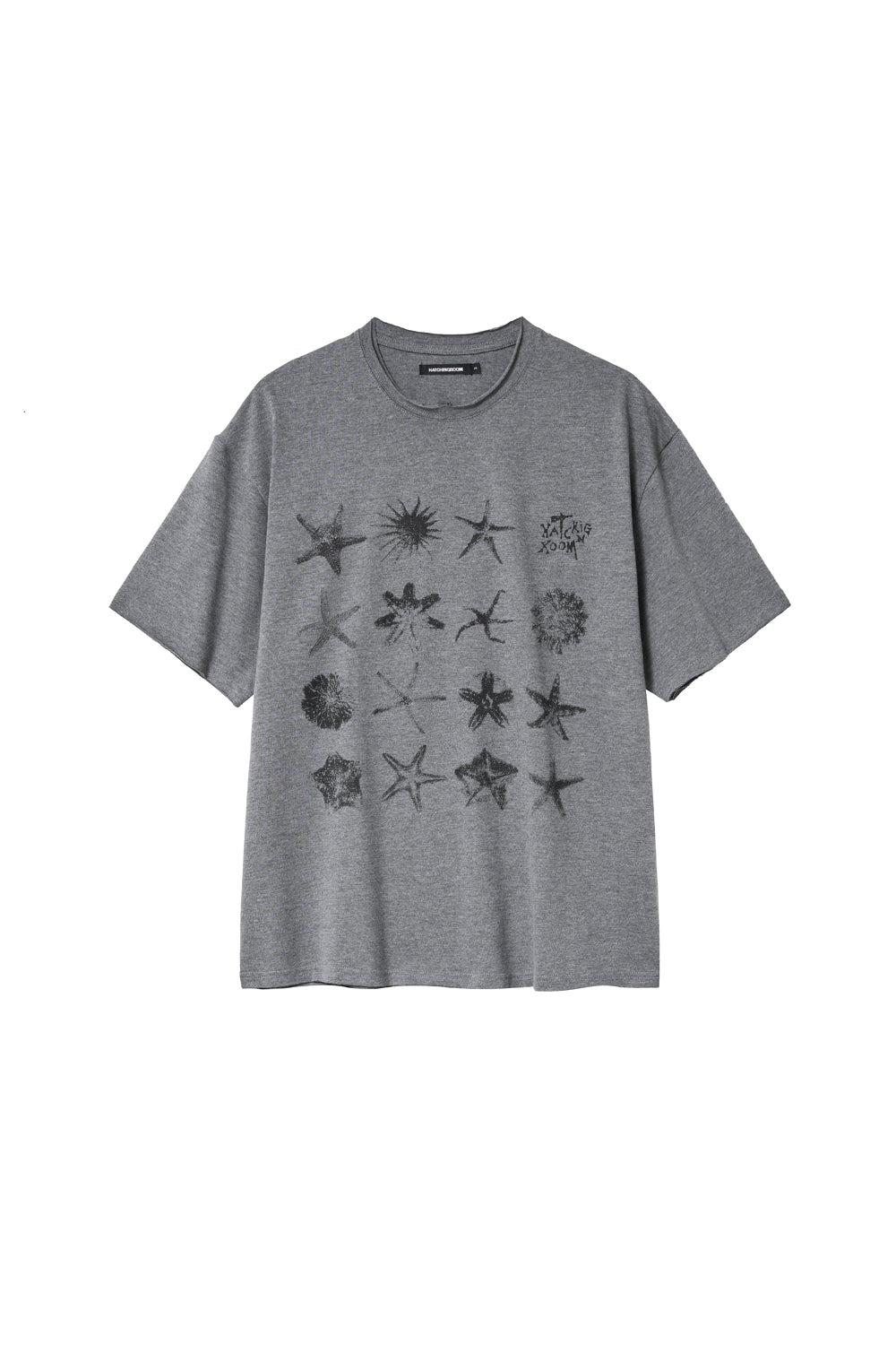 Hatchingroom - Starfish Tee Dark (M.Grey) product image 1 | TRAB K-Fashion Australia