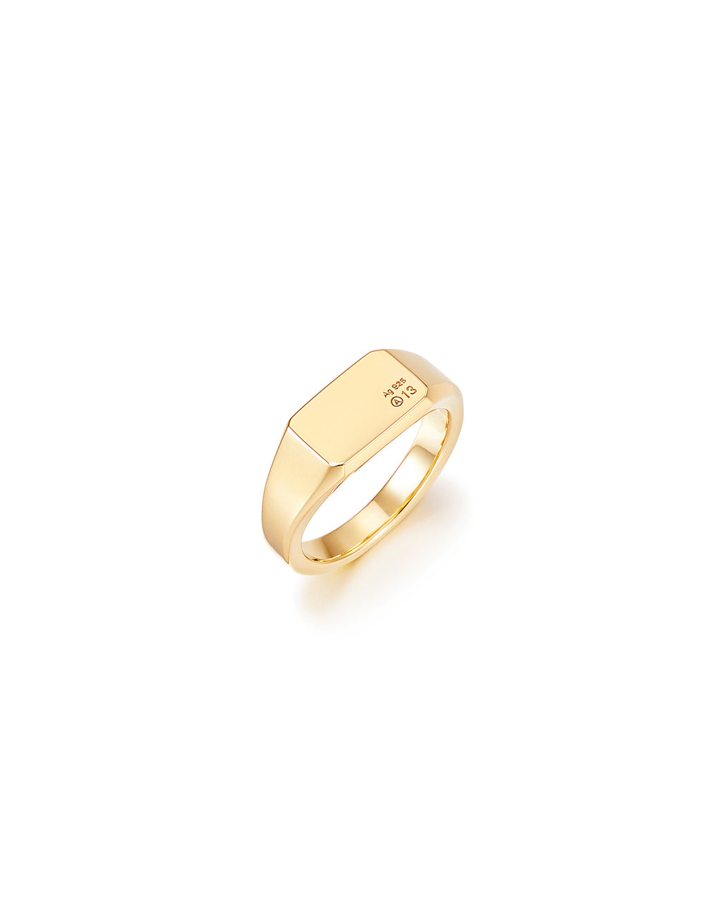 Numbering - A13 Signet Ring #7402 product image 6 | TRAB K-Fashion Australia