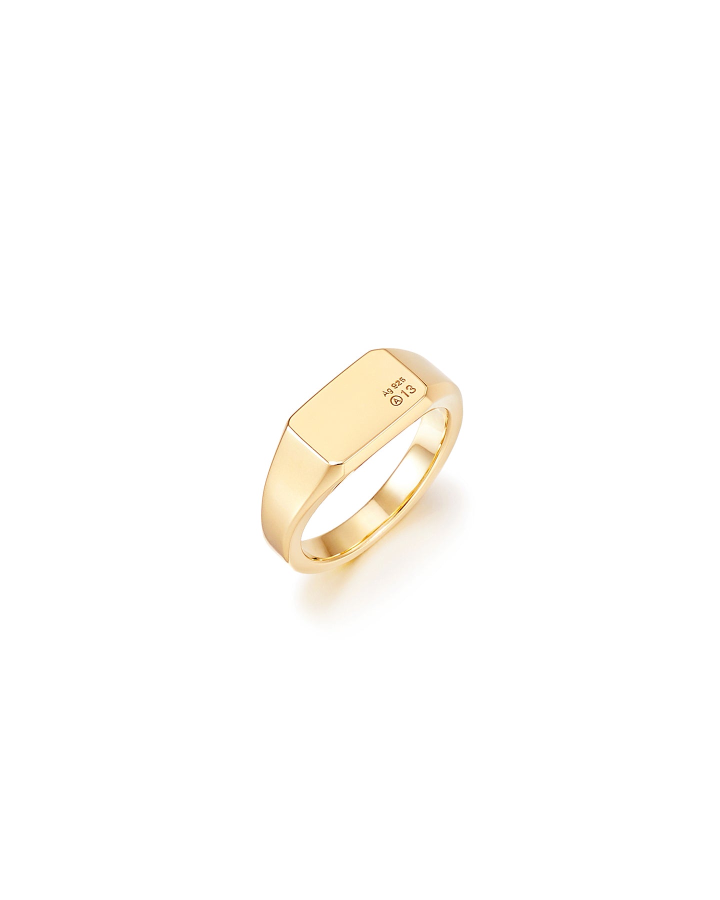 Numbering - A13 Signet Ring #7402 product image 6 | TRAB K-Fashion Australia