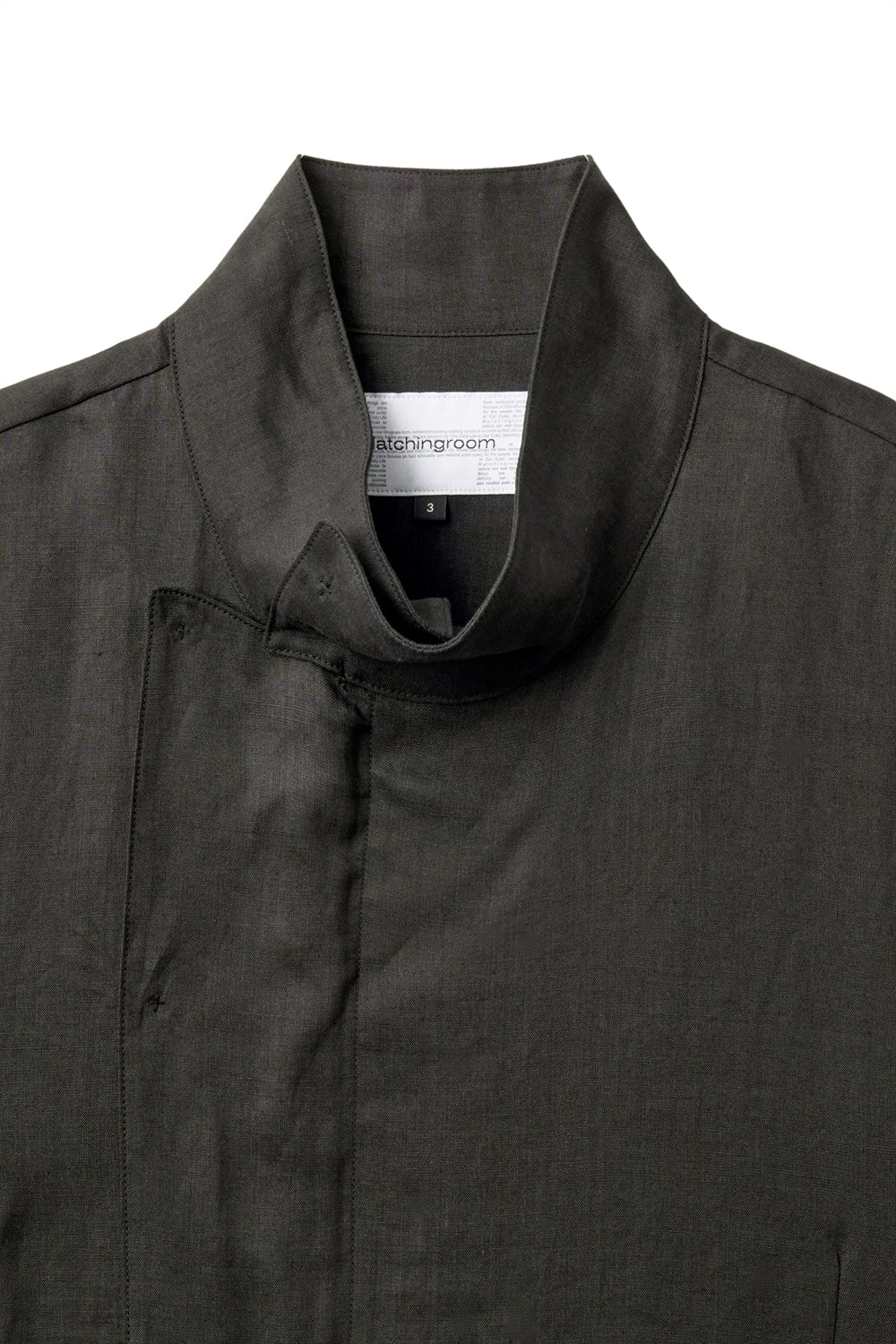 Hatchingroom - Arc Zip Shirket (Black) product image 3 | TRAB K-Fashion Australia