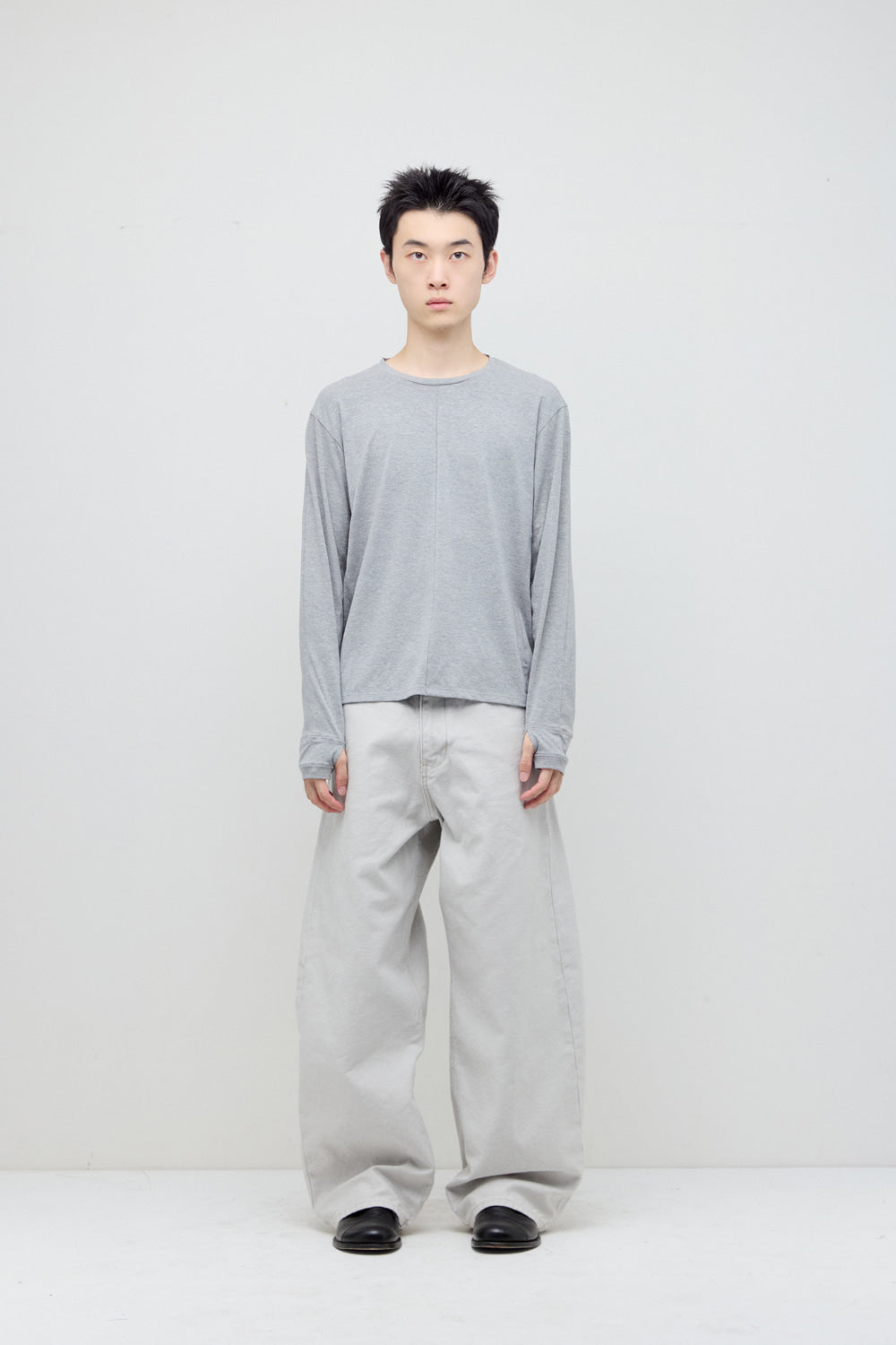 Hatchingroom - Wide Curve Jeans (Light Grey) product image 9 | TRAB K-Fashion Australia
