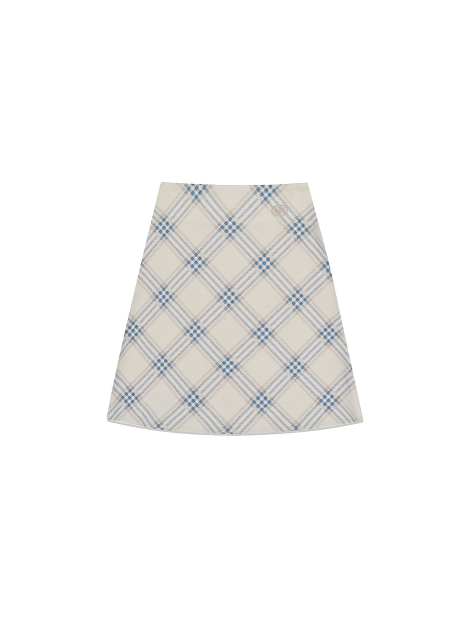 Kijun - Essential Check Mini Skirt (Blue) product image 7 | TRAB K-Fashion Australia