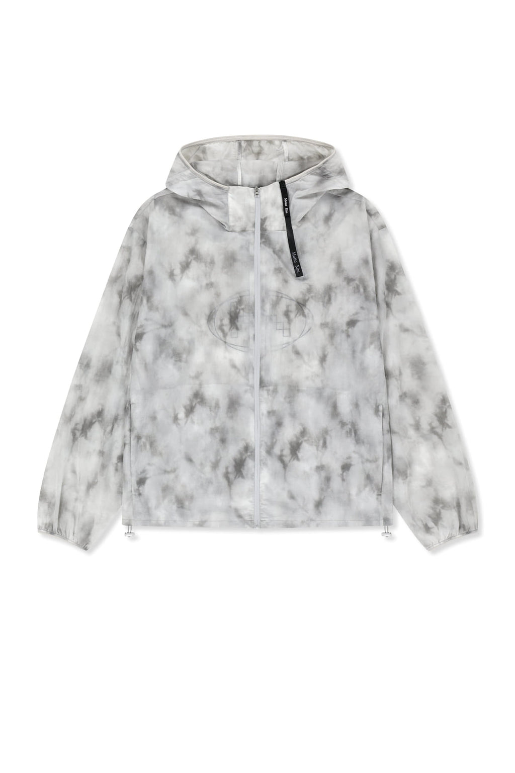 Matin Kim - Matin Pace Reflective Logo Windbreaker (Light Grey) product image 1 | TRAB K-Fashion Australia