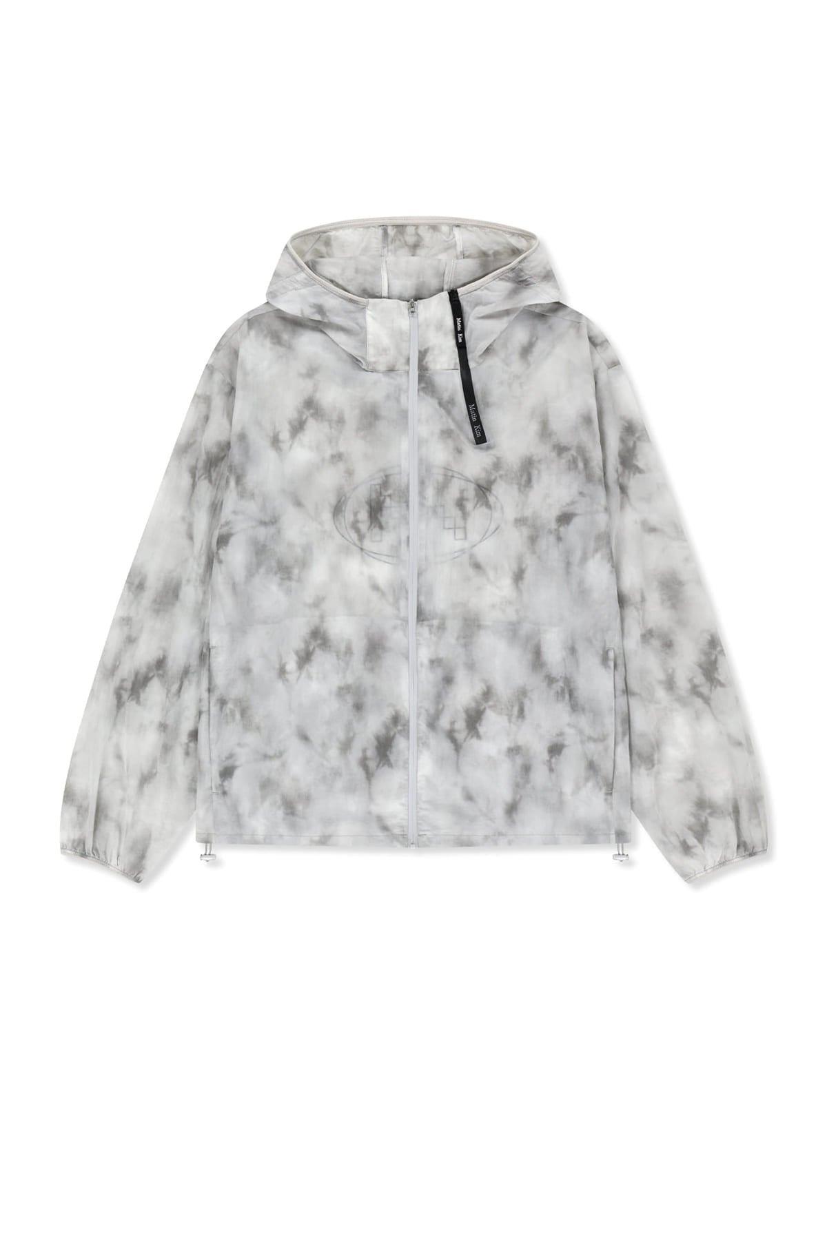 Matin Kim - Matin Pace Reflective Logo Windbreaker (Light Grey) product image 1 | TRAB K-Fashion Australia
