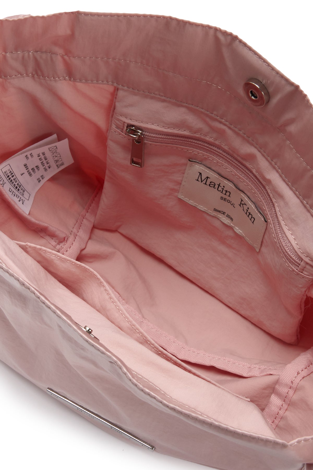 Matin Kim - Glossy Two Way Mini Bag (Pink) product image 4 | TRAB K-Fashion Australia