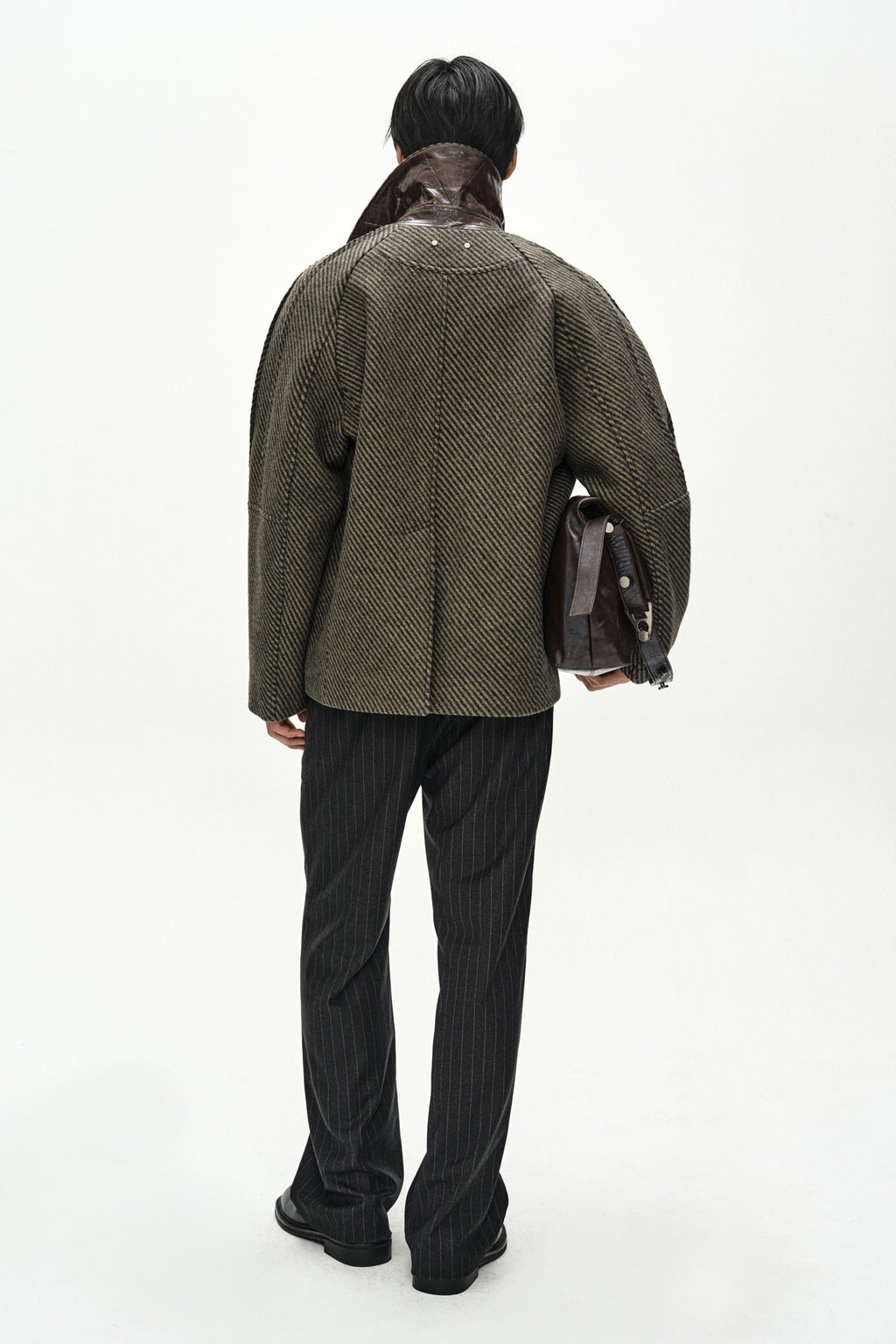 Andersson Bell - Brighton Wool Pea Coat (Brown) product image 4 | TRAB K-Fashion Australia