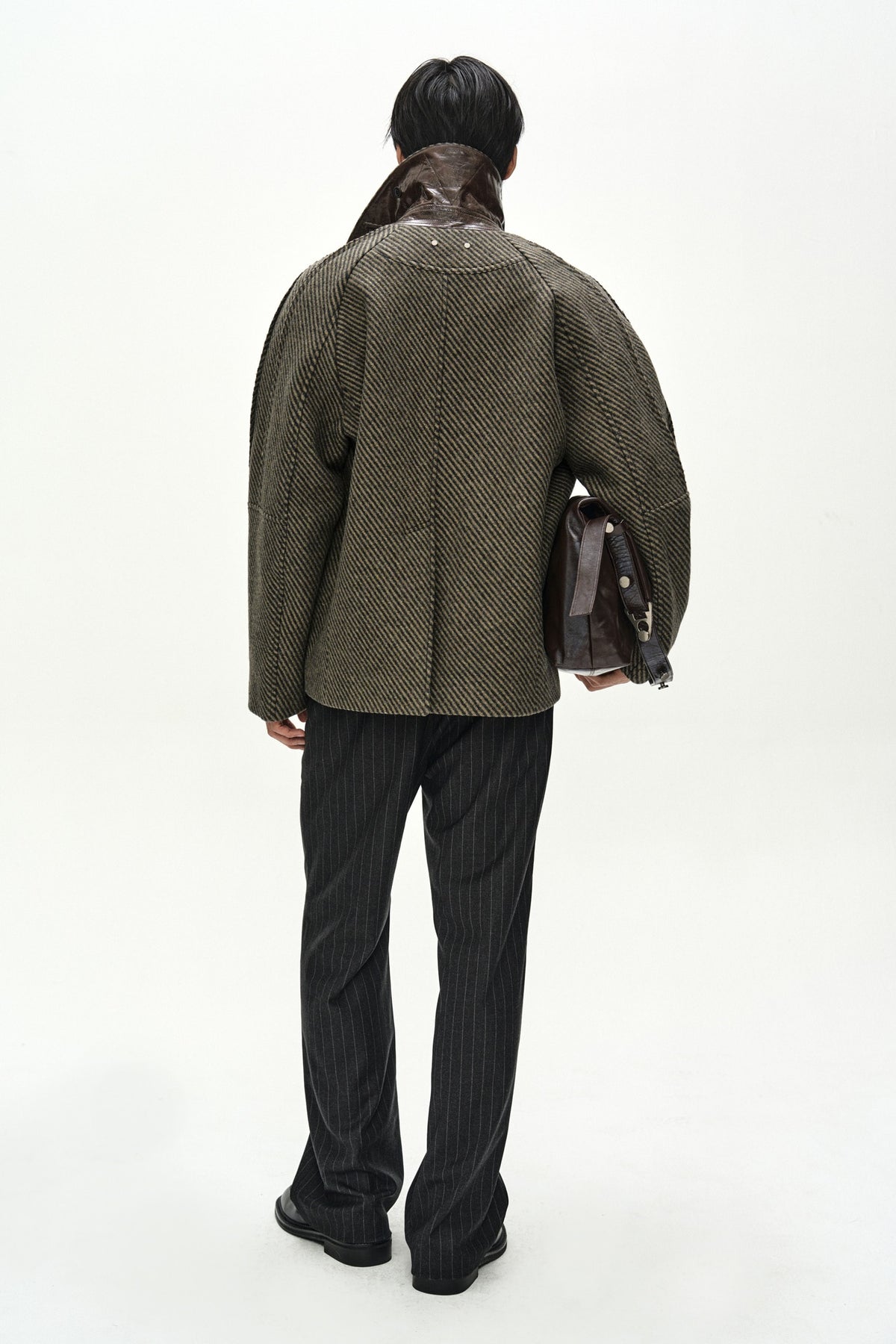 Andersson Bell - Brighton Wool Pea Coat (Brown) product image 4 | TRAB K-Fashion Australia