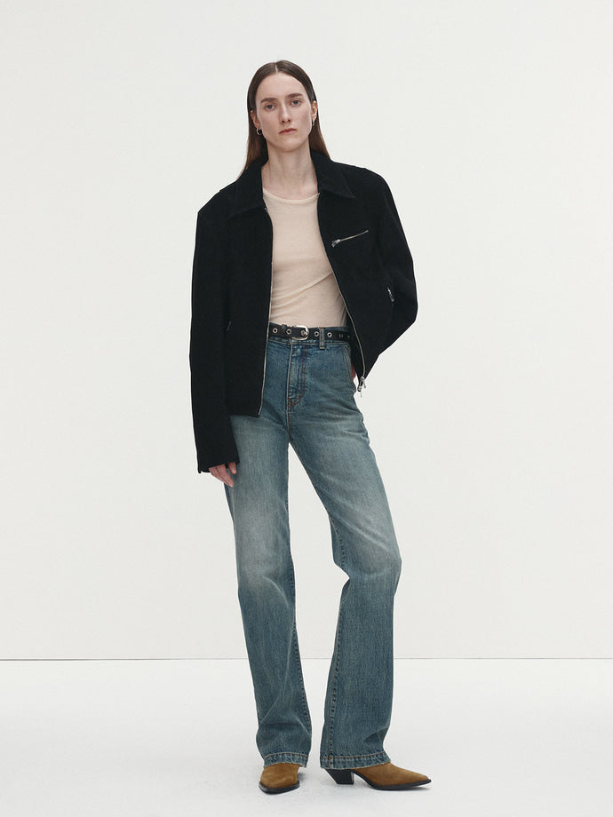 Tonywack - Straight-Leg Denim Jeans (Japanese Fabric) (Washed Blue) product image 7 | TRAB K-Fashion Australia