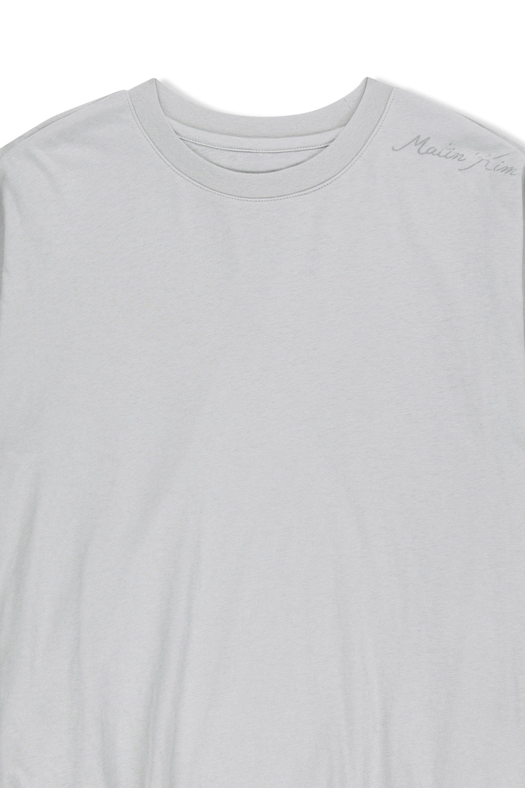 Matin Kim - Blouson Hem Overfit Top (Light Grey) product image 3 | TRAB K-Fashion Australia