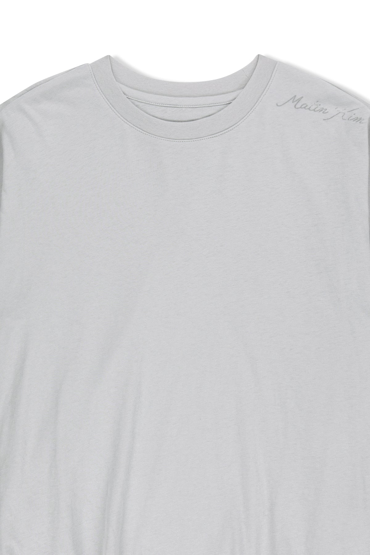 Matin Kim - Blouson Hem Overfit Top (Light Grey) product image 3 | TRAB K-Fashion Australia