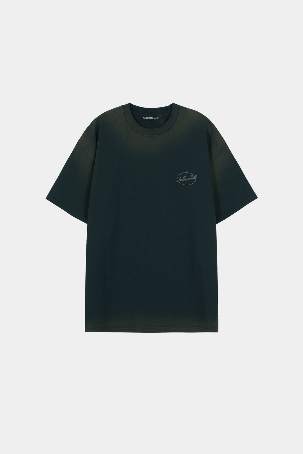 Andersson Bell - Gradient Damage Washed T-Shirt (Navy) product image 7 | TRAB K-Fashion Australia
