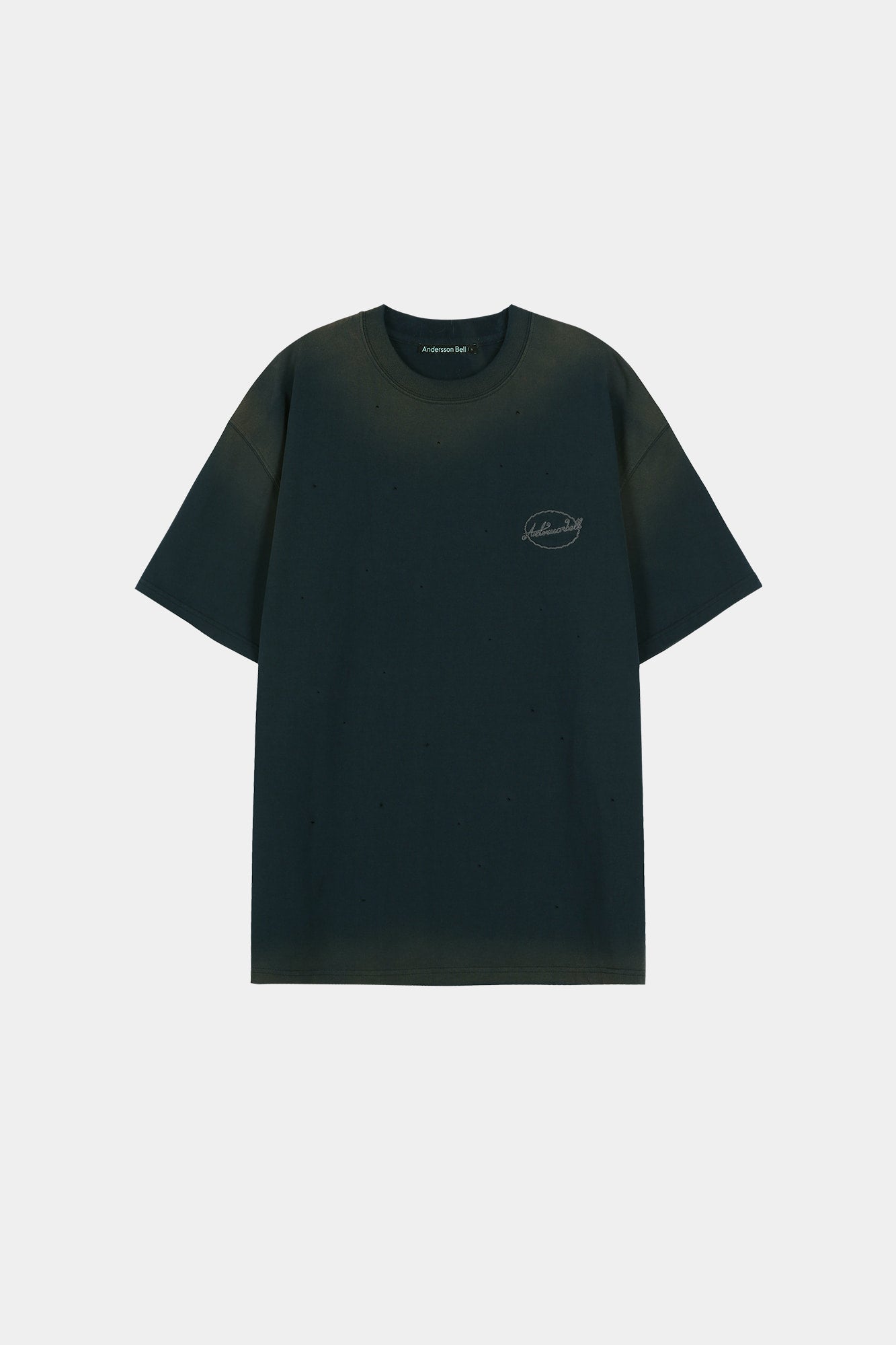 Andersson Bell - Gradient Damage Washed T-Shirt (Navy) product image 7 | TRAB K-Fashion Australia
