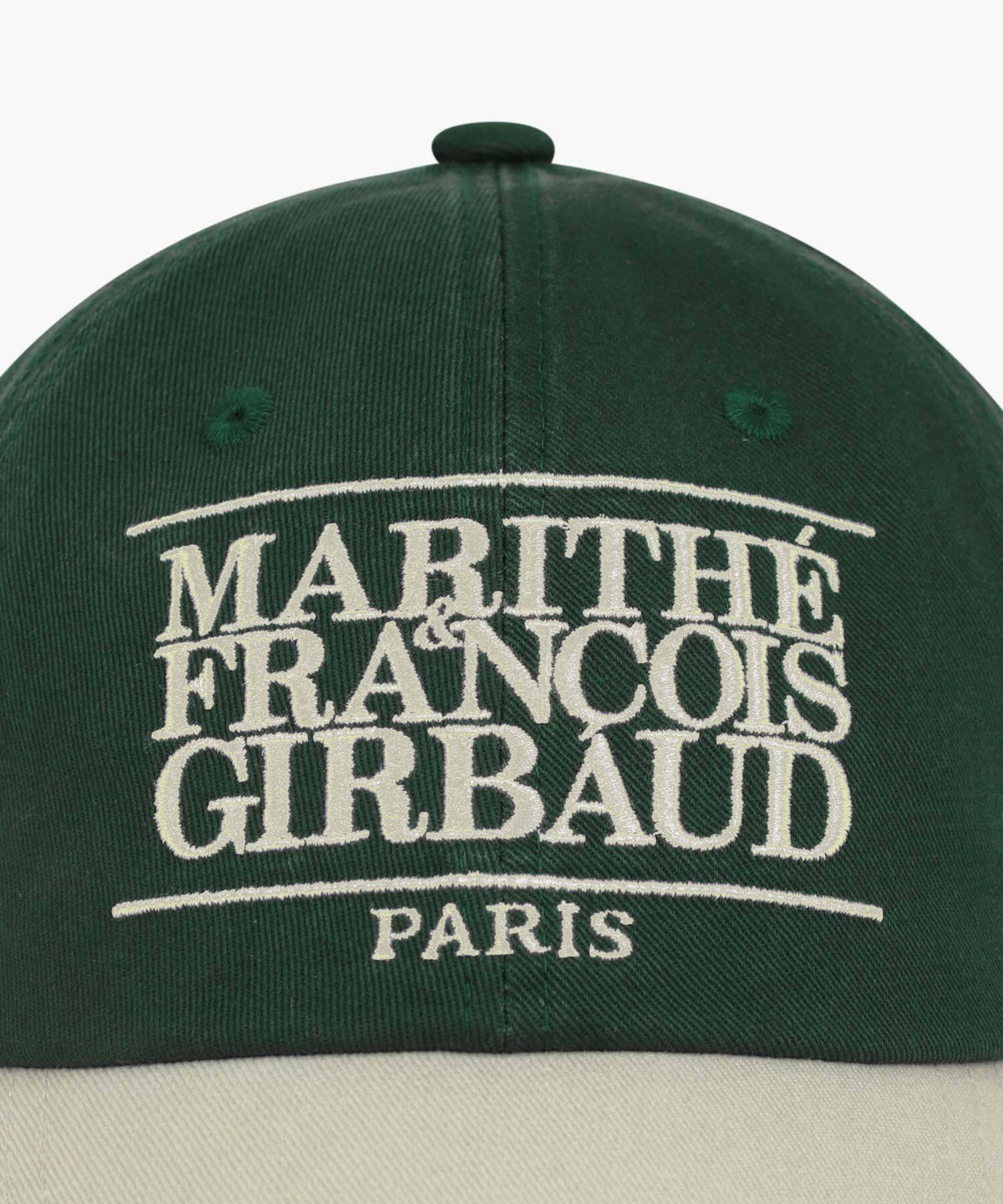Marithe & Francois Girbaud - Classic Logo 6panel Color Block Cap (Beige) product image 3 | TRAB K-Fashion Australia