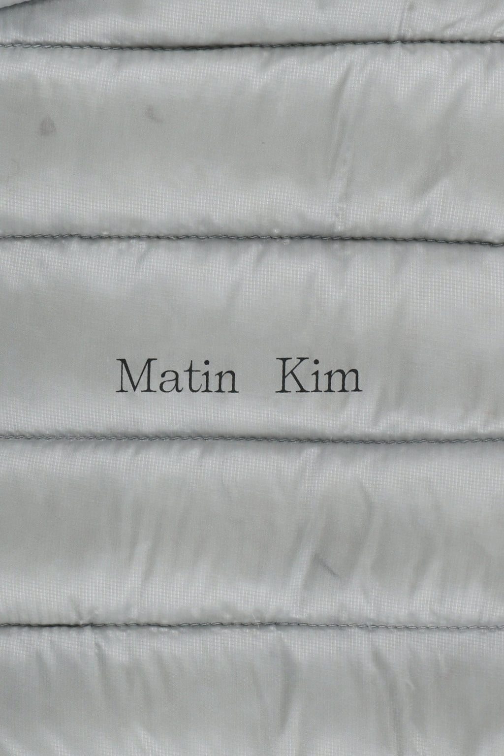 Matin Kim - Contrast Trim Light Down Hoody Jumper (Light Grey) product image 5 | TRAB K-Fashion Australia