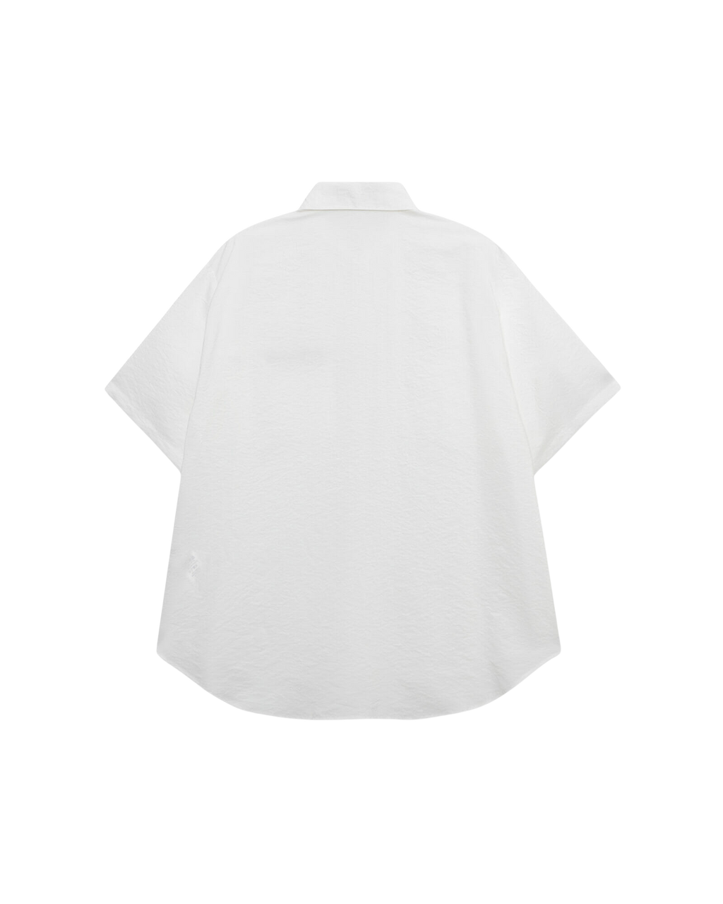 Kimhe Kim - Kimhekim Label Short Sleeve Shirt (White) product image 2 | TRAB K-Fashion Australia