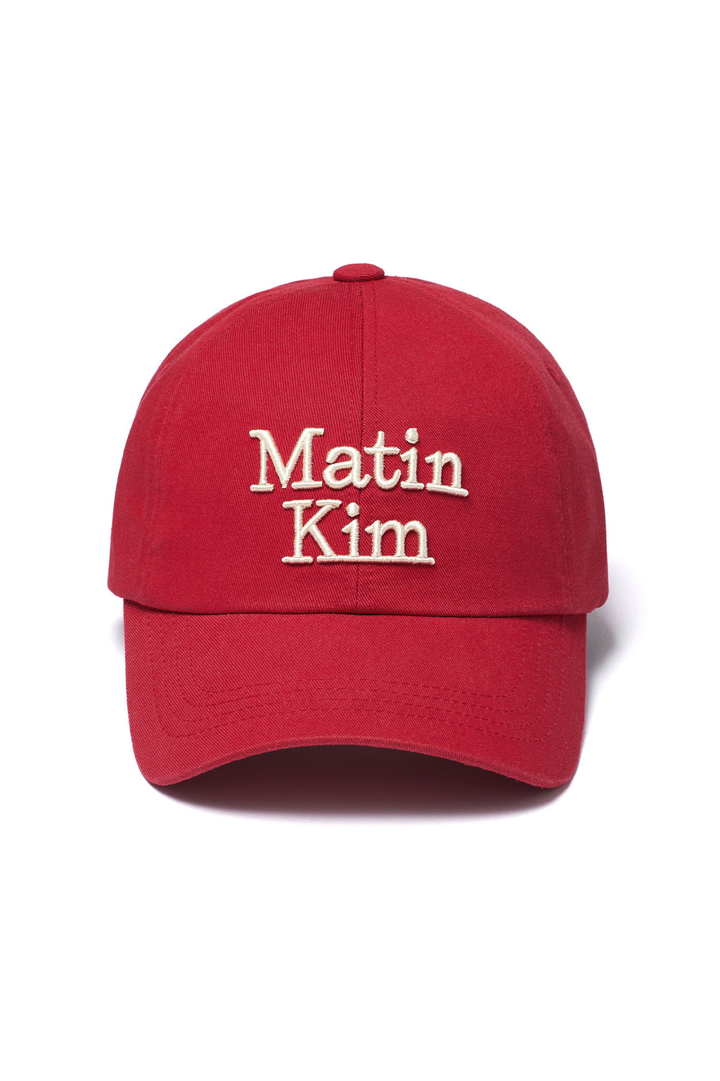 Matin Kim - Matin Volume Logo Ball Cap (Red) product image 2 | TRAB K-Fashion Australia