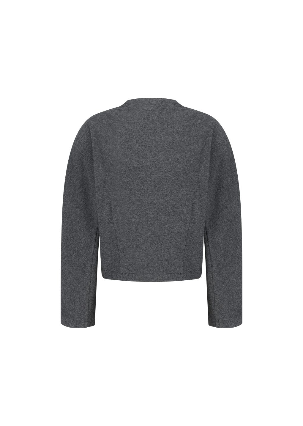 Amomento - Jersey padded mock neck top (Charcoal) product image 5 | TRAB K-Fashion Australia