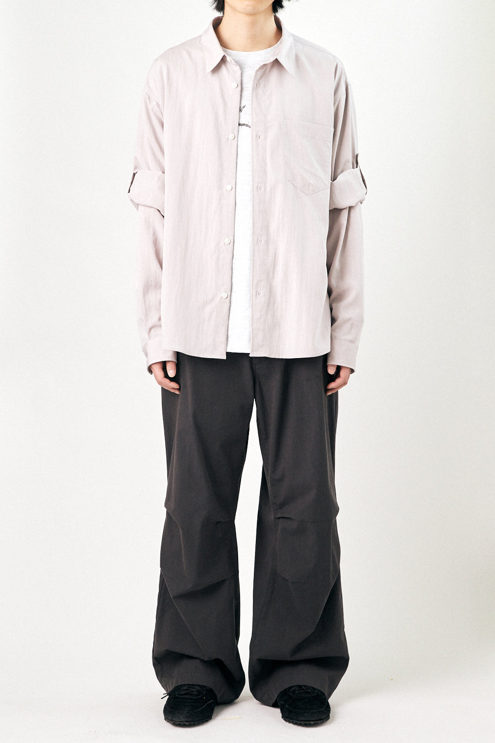 Hatchingroom - Double Sleeve Shirt Dusty (Pink) product image 12 | TRAB K-Fashion Australia
