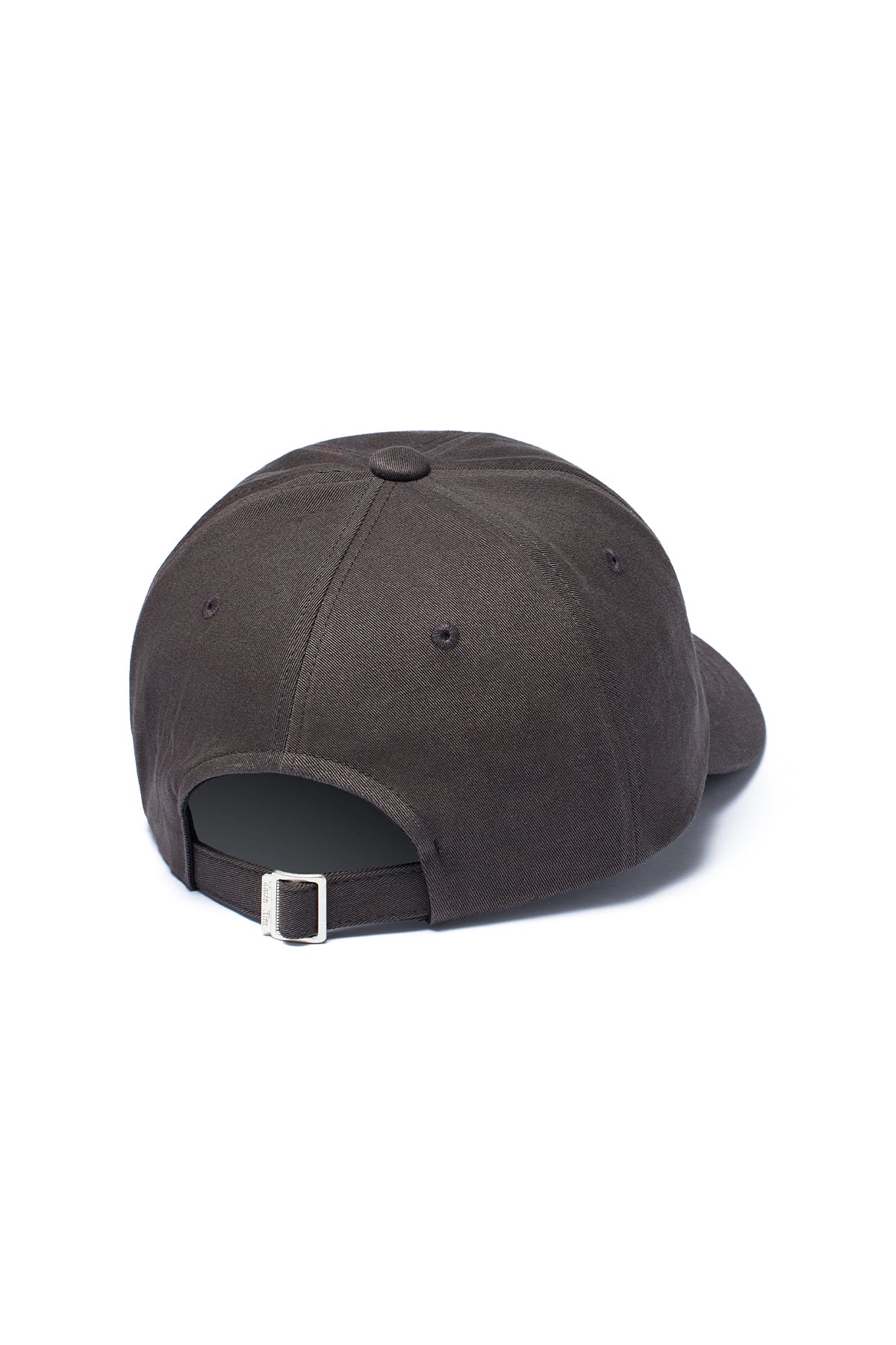 Matin Kim - Lettering Flat Brim Cap (Charcoal) product image 3 | TRAB K-Fashion Australia