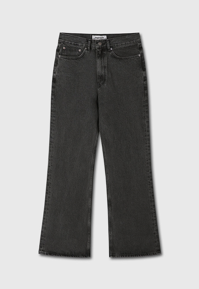Tonywack - Loose-Fit Flared Denim Jeans (Faded Carbon) product image 7 | TRAB K-Fashion Australia