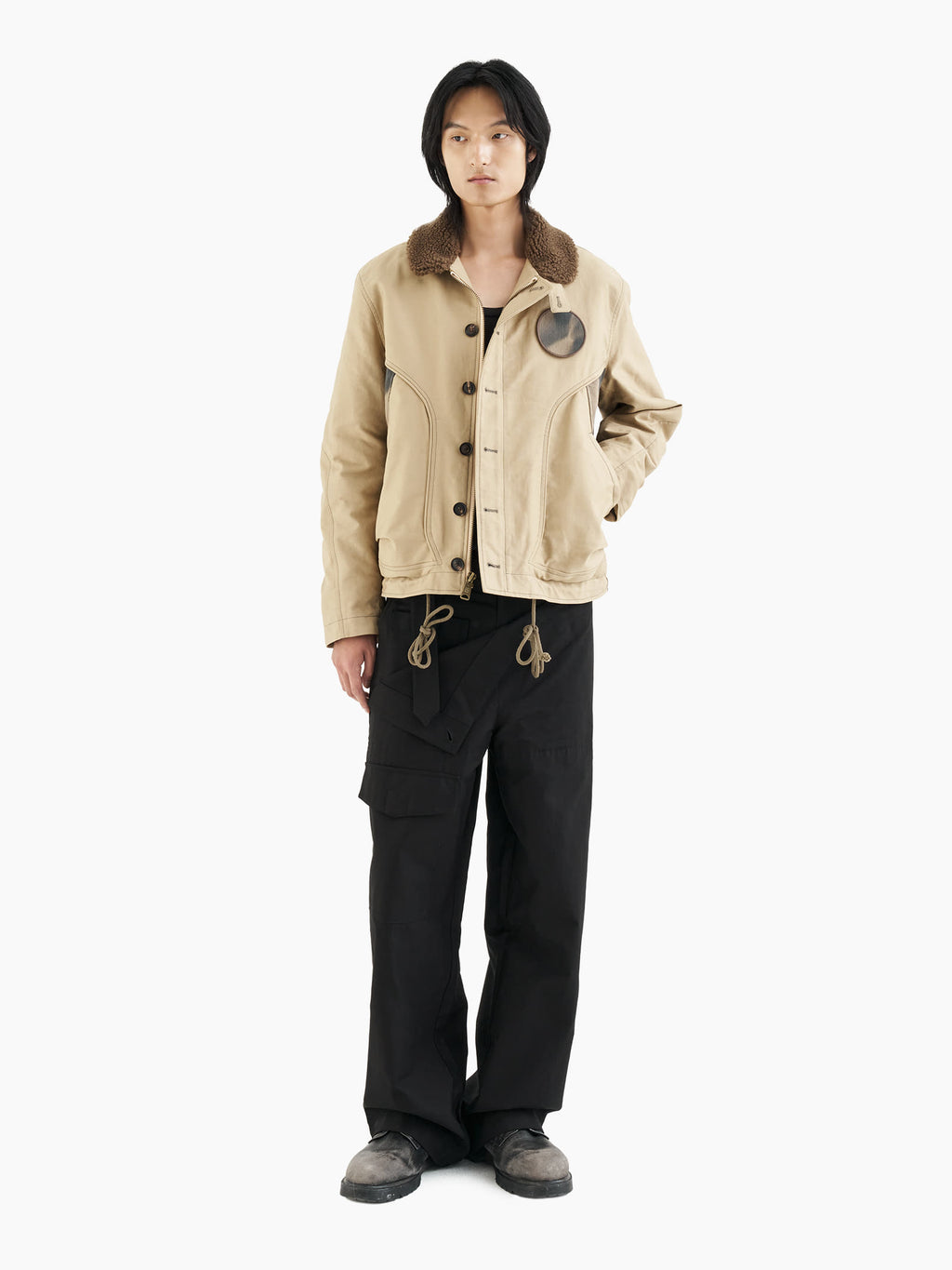 Jiyong Kim - Sun-Bleached Deck Jacket (Brown) product image 1 | TRAB K-Fashion Australia