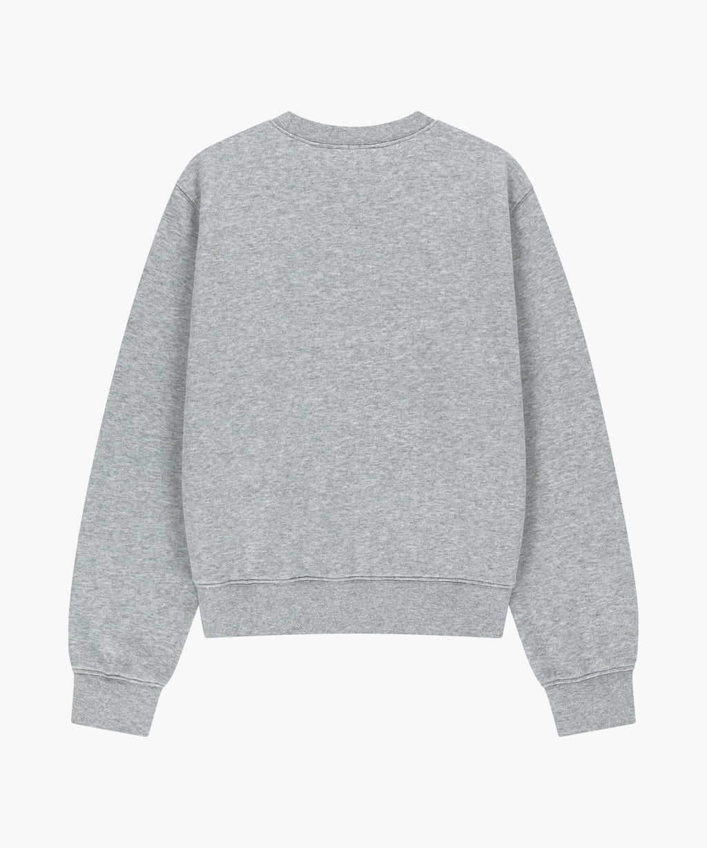 Marithe & Francois Girbaud - Ribbon Graphic Sweatshirt (brushed) (Heather Gray) product image 6 | TRAB K-Fashion Australia